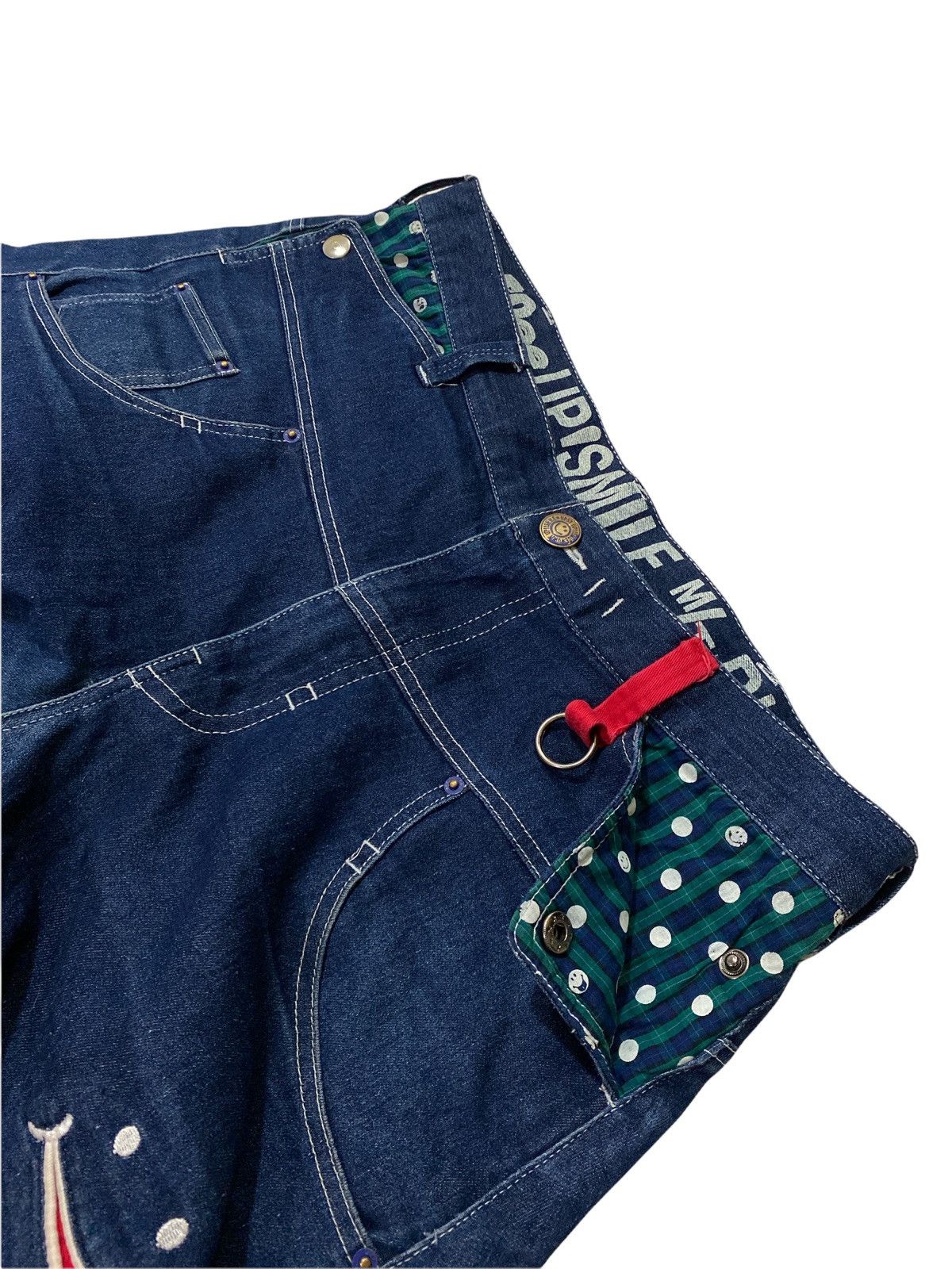 Japanese Brand Made in Smile Up! Smile Jeans Pant Size US 32 / EU 48 - 6 Thumbnail
