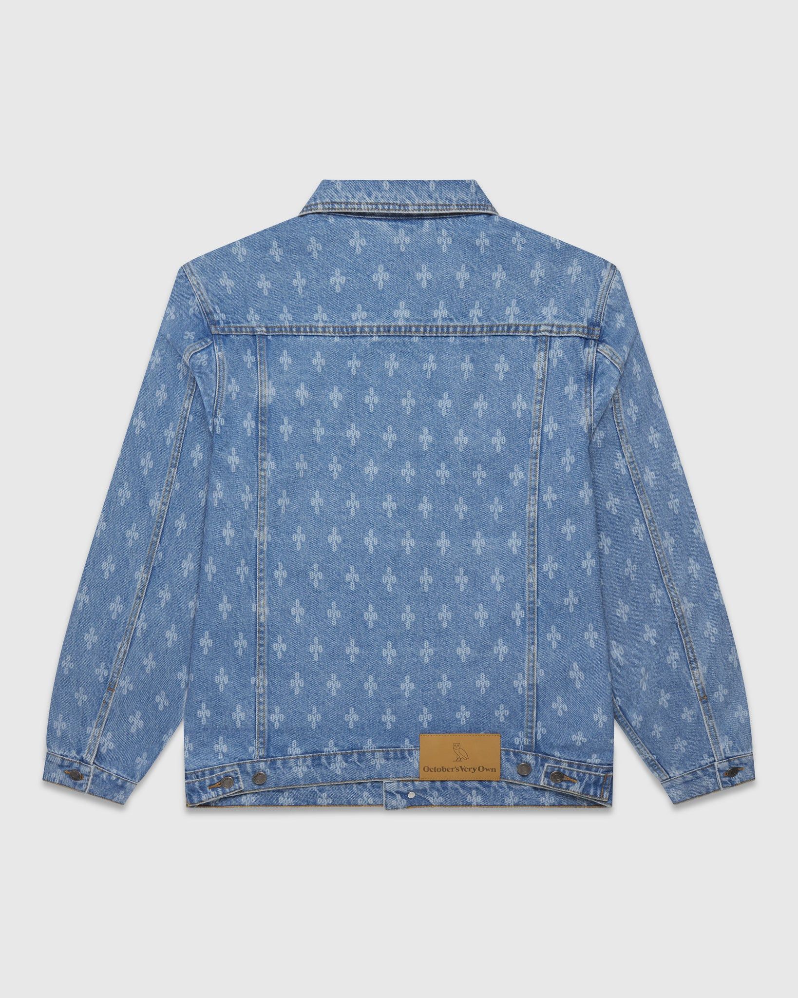 Drake OVO MONOGRAM DENIM TRUCKER JACKET - XXL Size US XXL / EU 58 / 5 - 5 Thumbnail