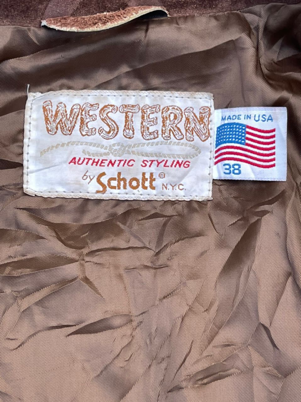 Schott Western By Schott Suede Leather Jacket Size US M / EU 48-50 / 2 - 14 Thumbnail