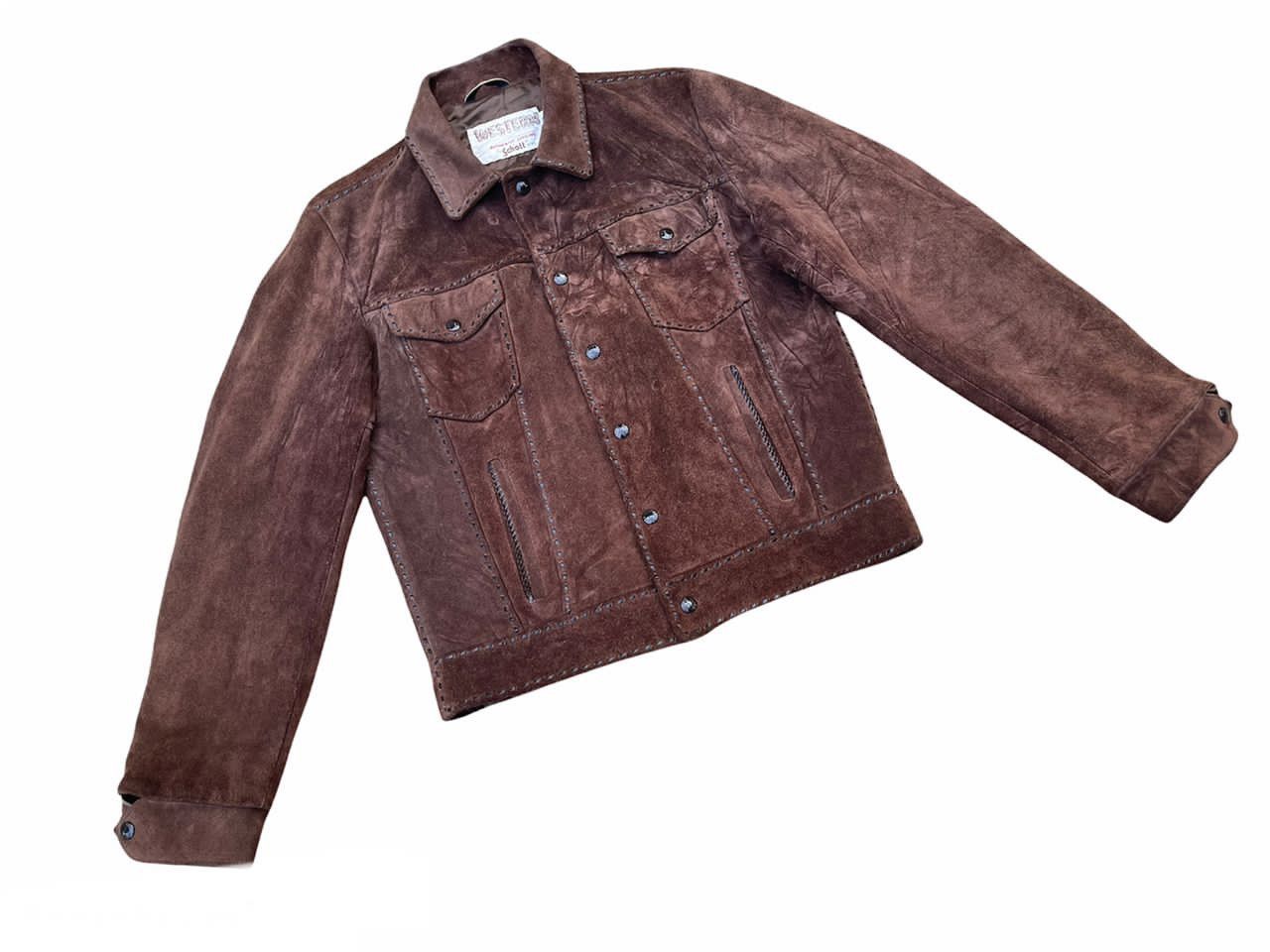Schott Western By Schott Suede Leather Jacket Size US M / EU 48-50 / 2 - 1 Thumbnail