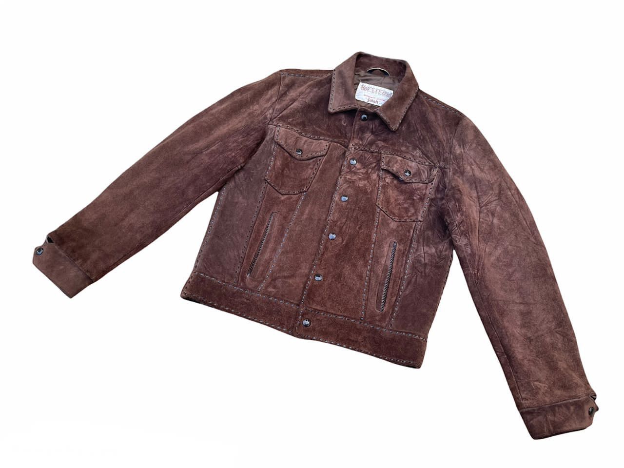 Schott Western By Schott Suede Leather Jacket Size US M / EU 48-50 / 2 - 3 Thumbnail