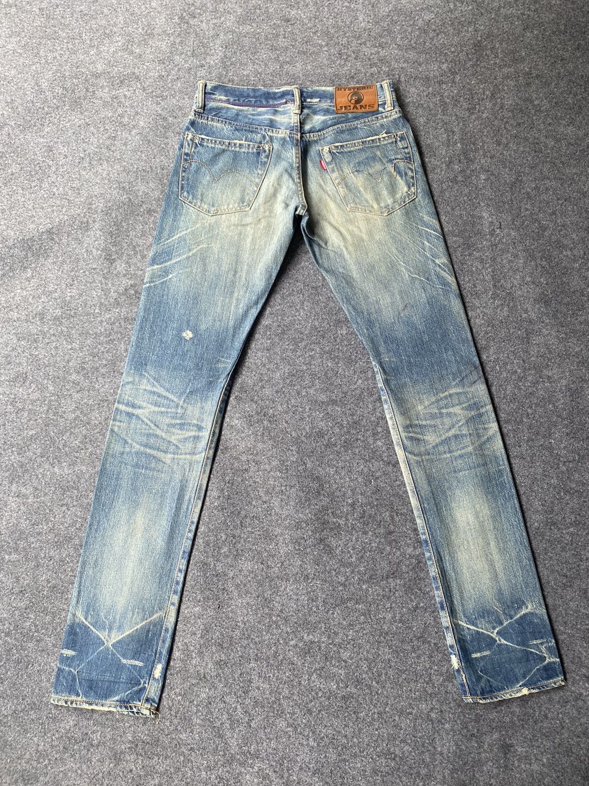 Hysteric Glamour × Japanese Brand × Vintage 🔥Last Drop🔥 Histeric Glamour Selvedge Denim Antique Size US 27 - 3 Thumbnail