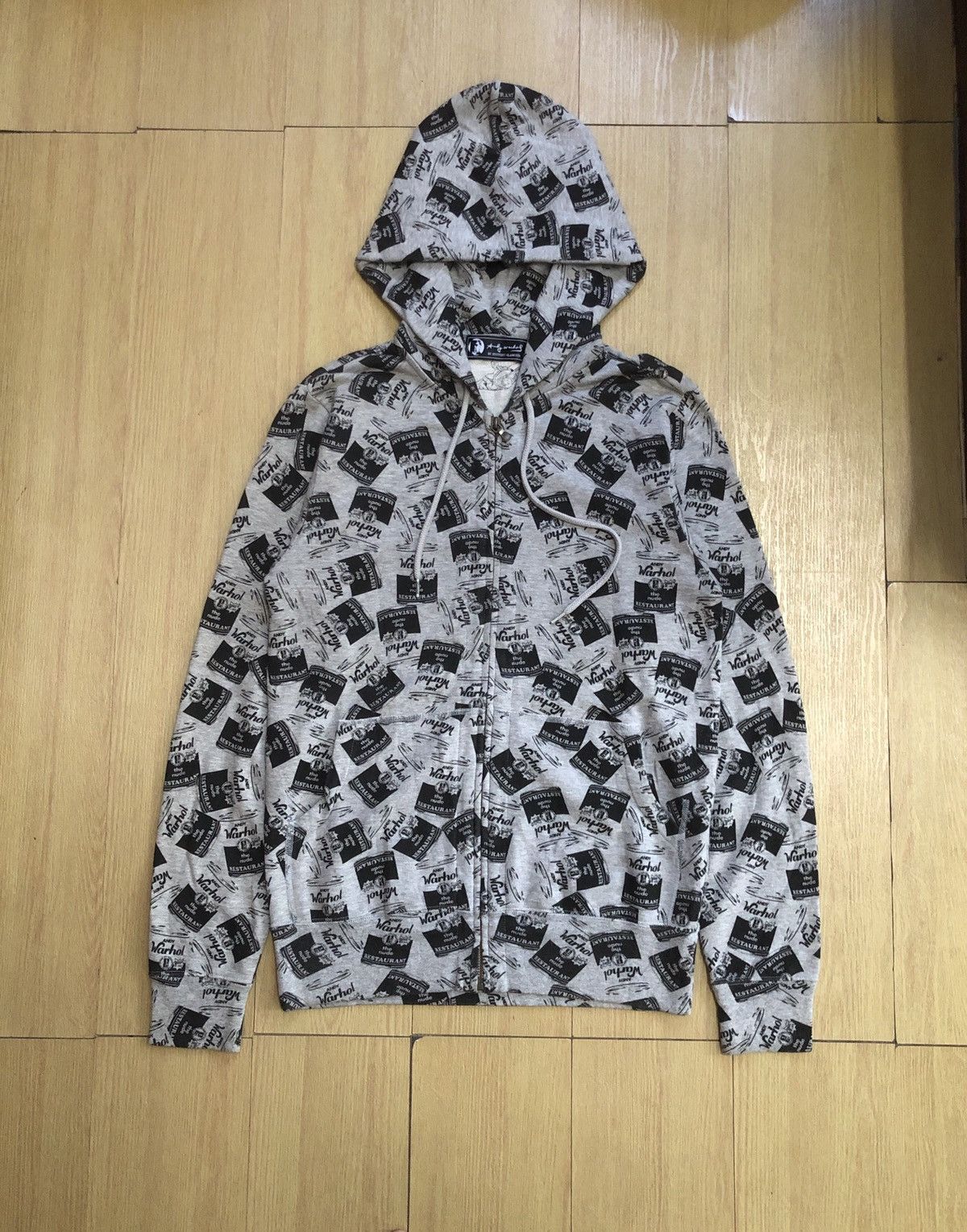 Andy Warhol × Hysteric Glamour 🔥 Campbell’s Soup Cans All Over Print Zip Hoodie Size US S / EU 44-46 / 1 - 1 Thumbnail