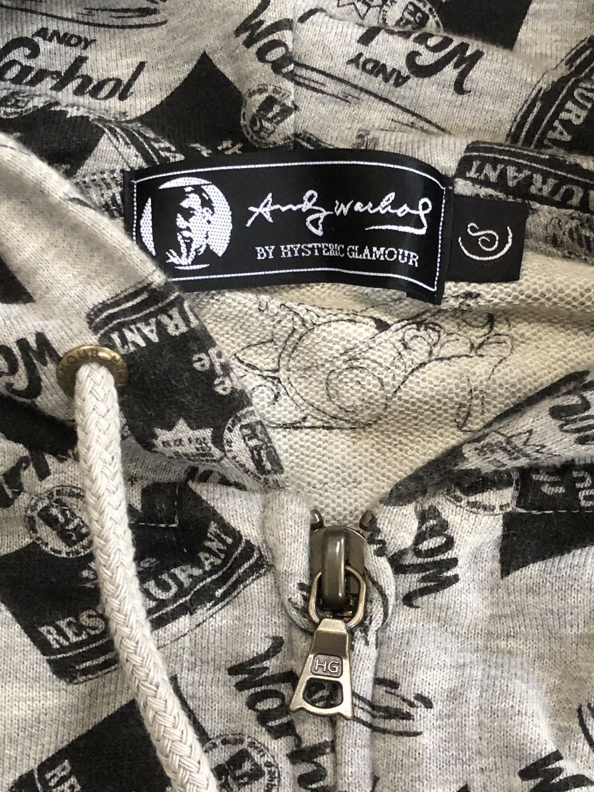 Andy Warhol × Hysteric Glamour 🔥 Campbell’s Soup Cans All Over Print Zip Hoodie Size US S / EU 44-46 / 1 - 3 Thumbnail