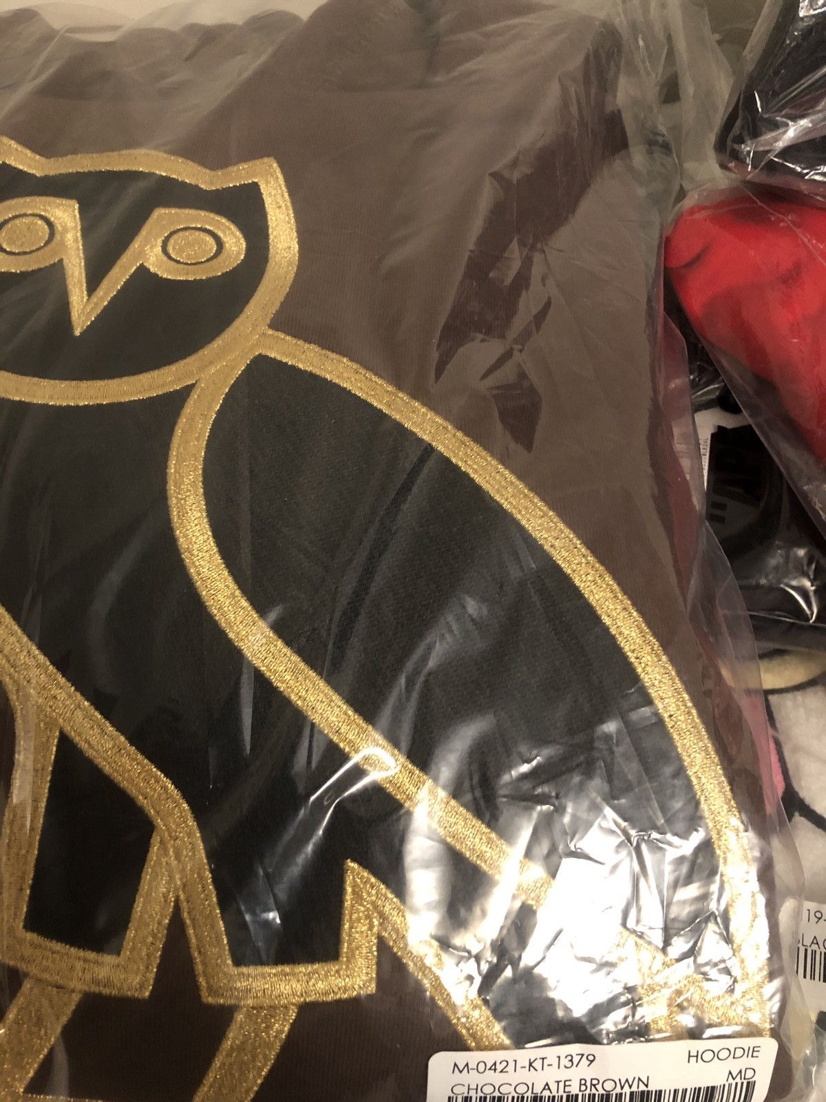 Drake CHOCOLATE BROWN OVO OG OWL HOODIE BRAND NEW Size US M / EU 48-50 / 2 - 6 Thumbnail