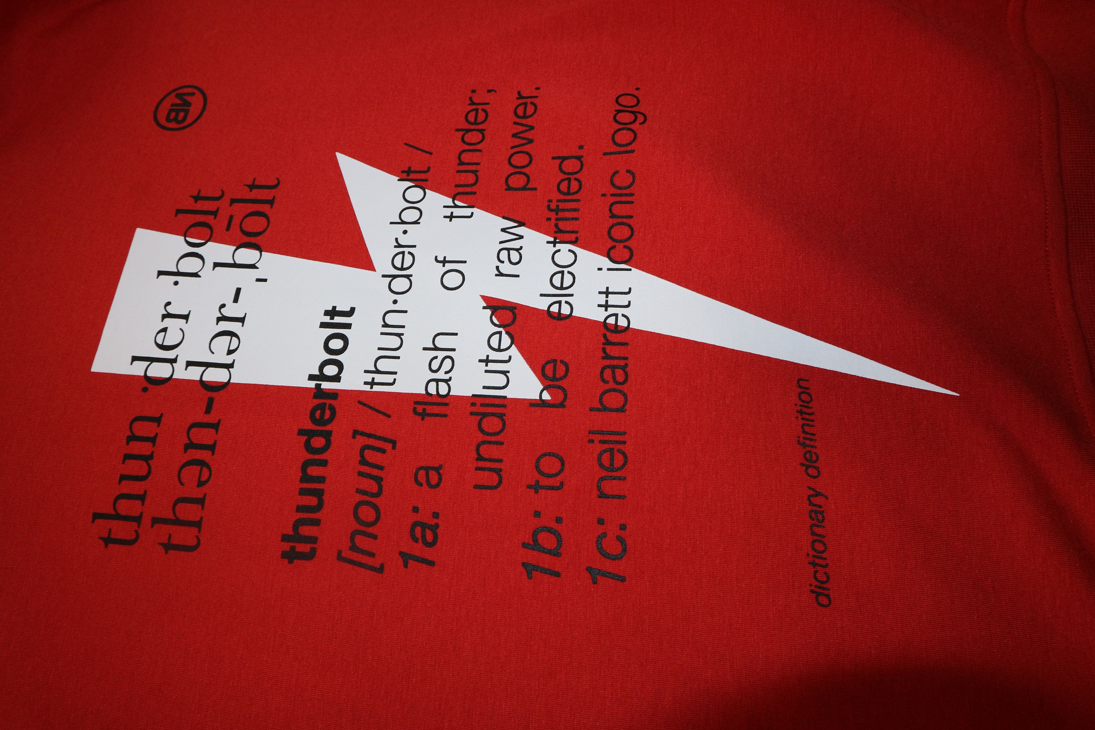 Neil Barrett thunderbolt print hoodie Size US XL / EU 56 / 4 - 4 Thumbnail