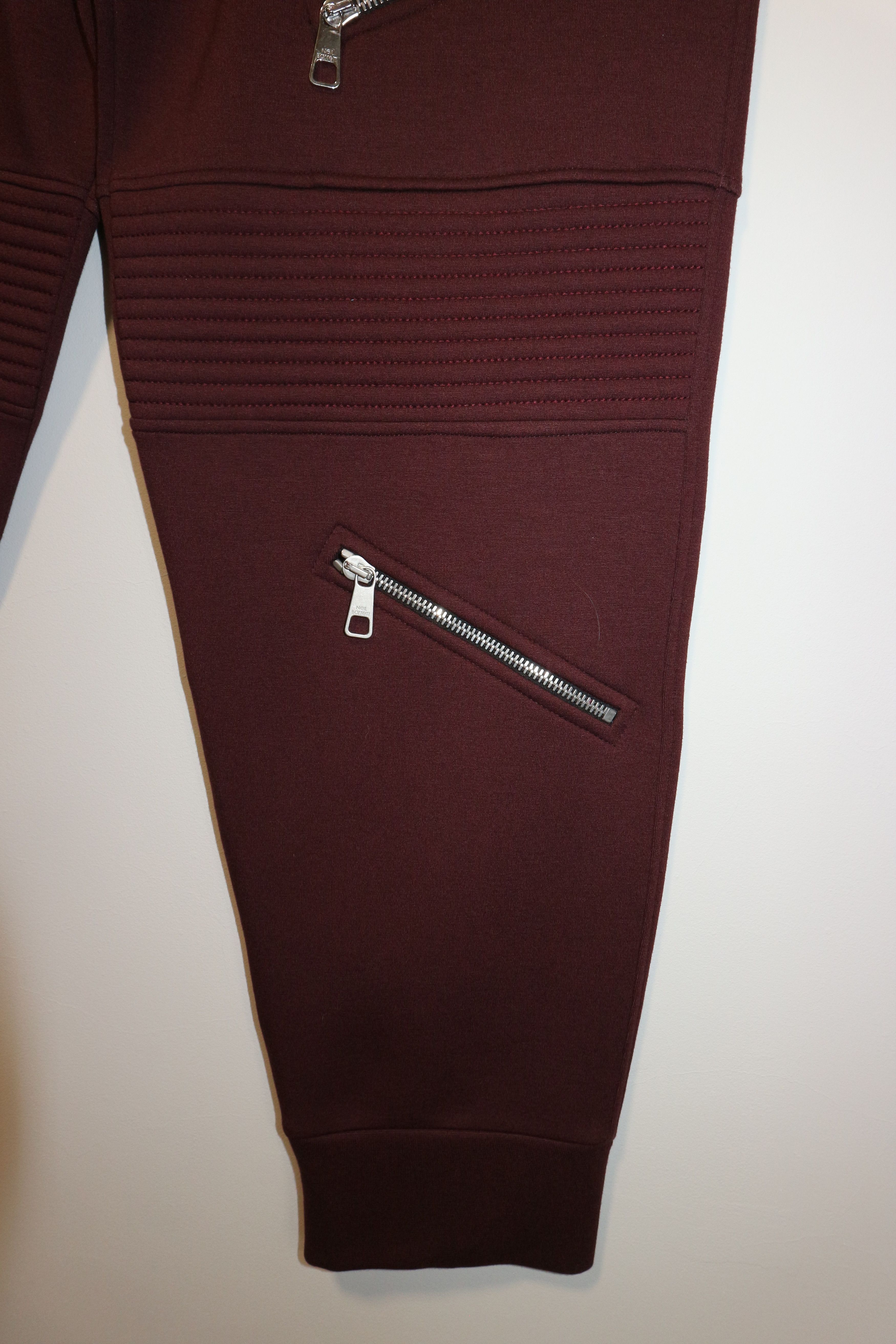 Neil Barrett Zip insert biker sweatpants Size US 32 / EU 48 - 5 Thumbnail