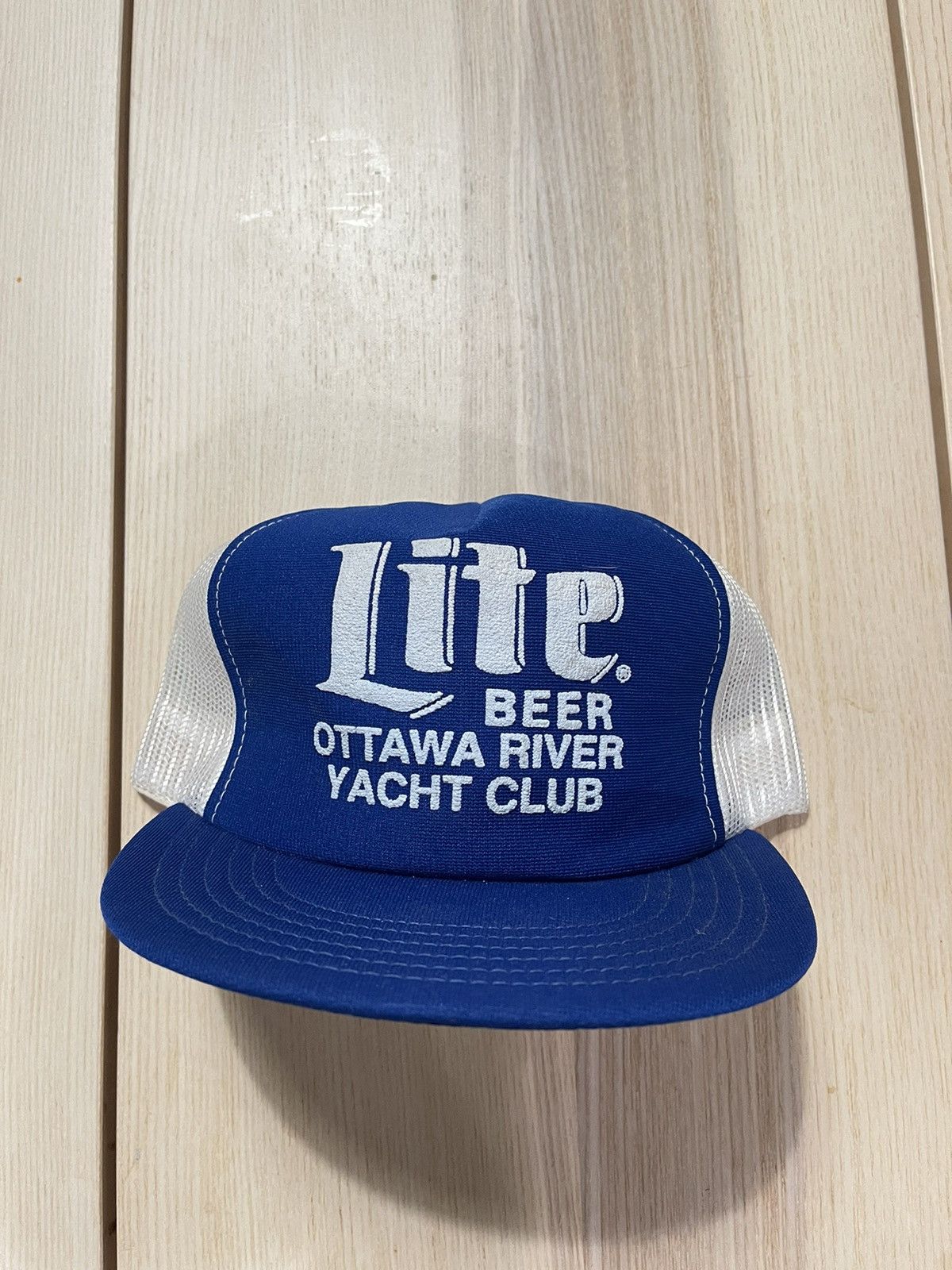 Vintage Miller Lite Beer Ottawa River Yacht Club Trucker Hat