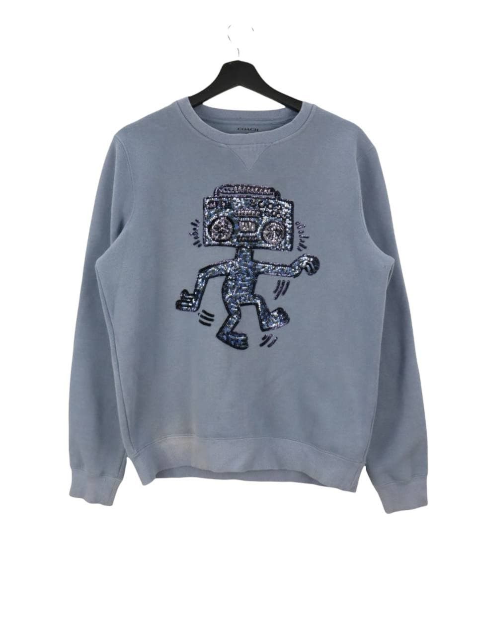 Coach × Keith Haring Coach x Keith Haring Sequin Embellished Sweatshirt Size US M / EU 48-50 / 2 - 3 Thumbnail