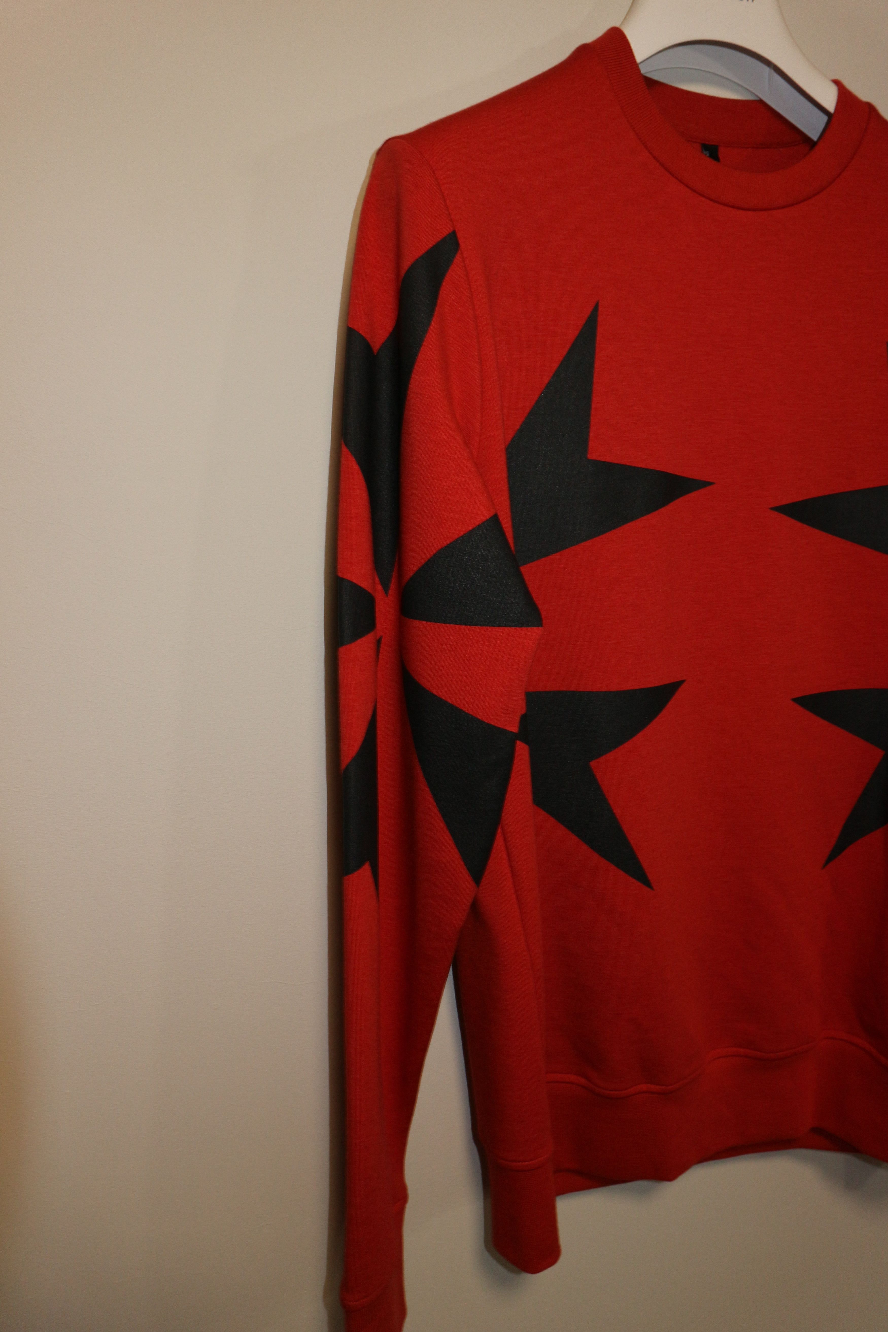 Neil Barrett Military star neoprene sweatshirt Size US XS / EU 42 / 0 - 2 Thumbnail
