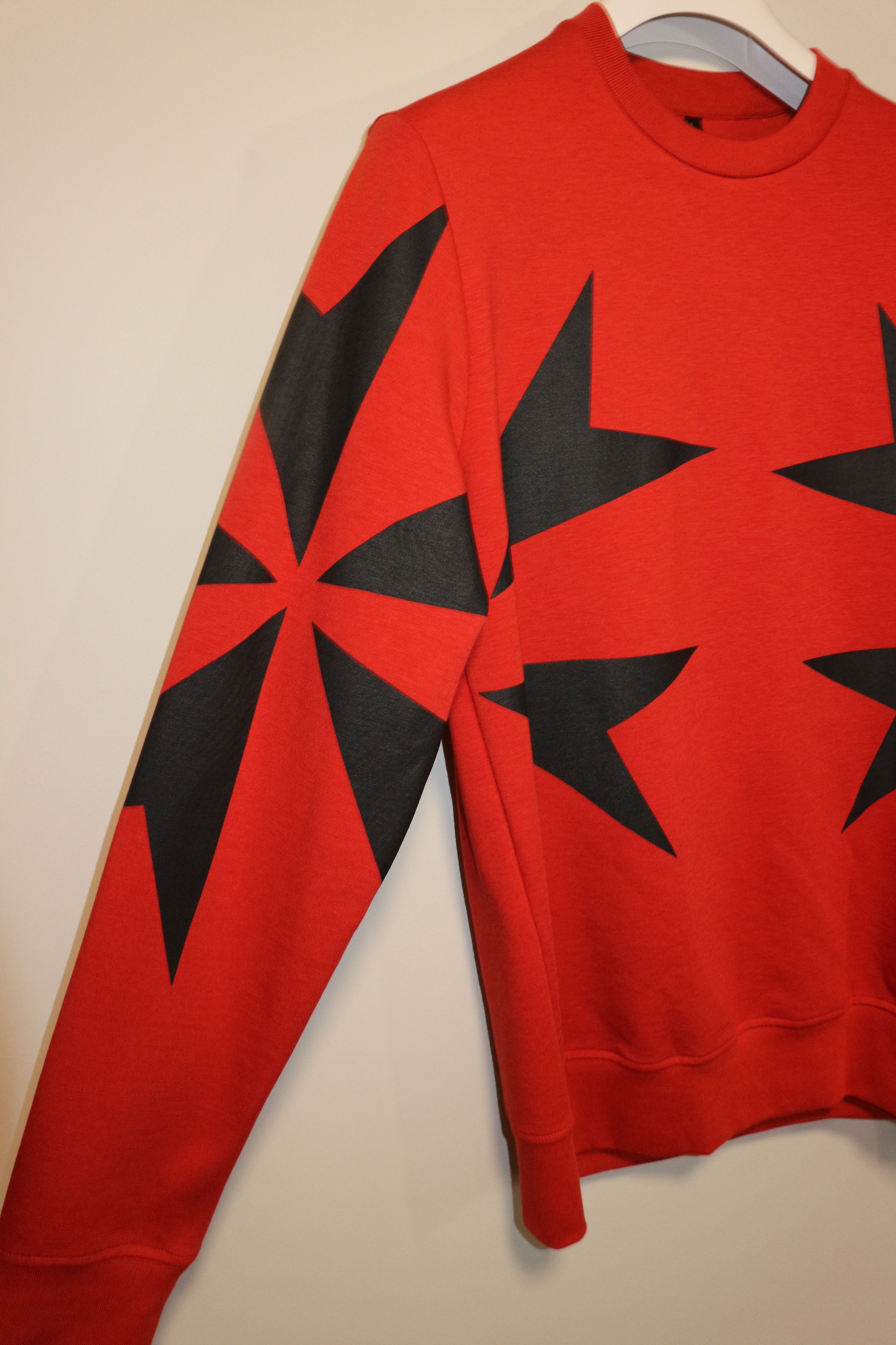 Neil Barrett Military star neoprene sweatshirt Size US XS / EU 42 / 0 - 3 Thumbnail