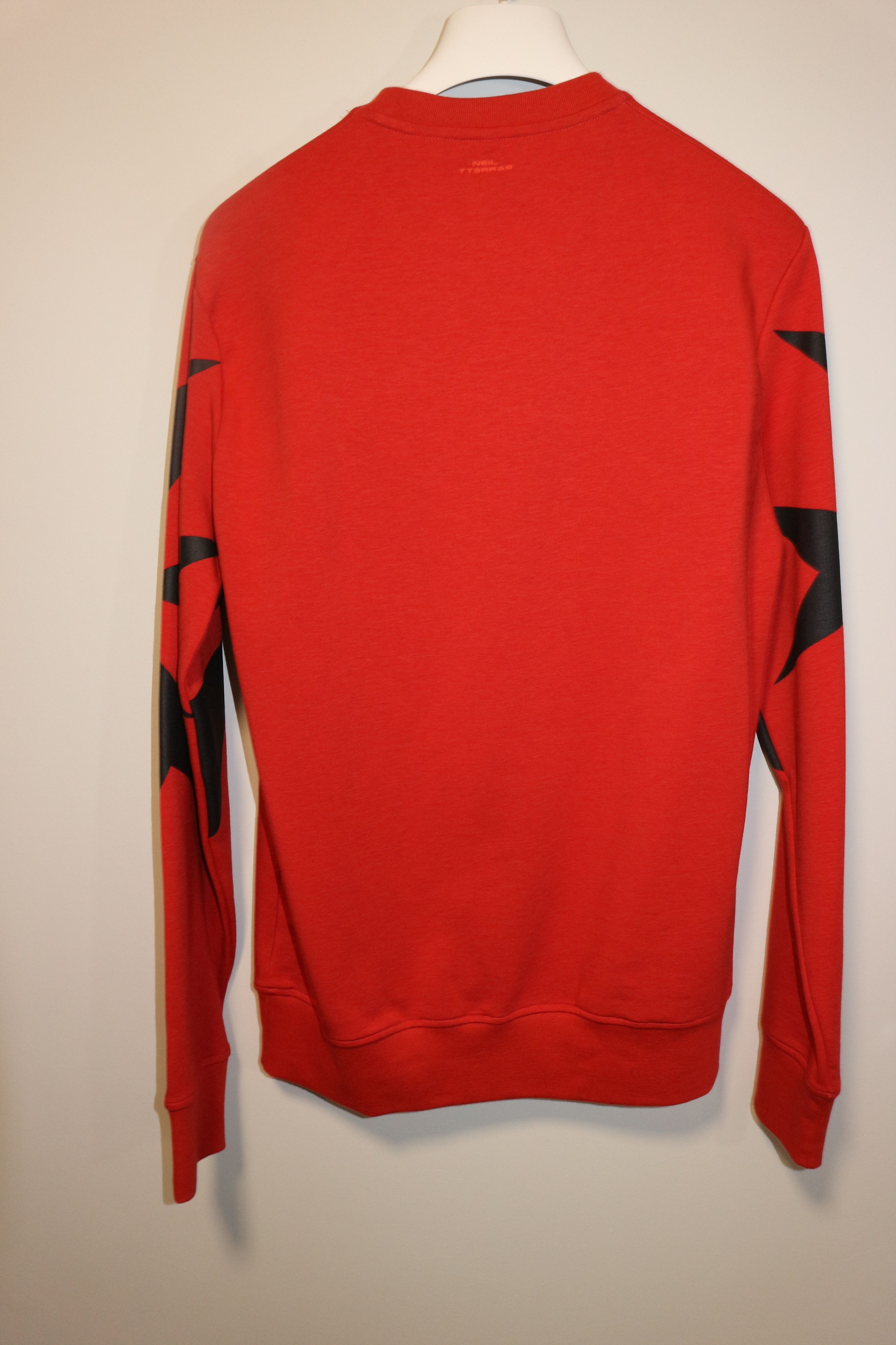 Neil Barrett Military star neoprene sweatshirt Size US XS / EU 42 / 0 - 7 Thumbnail