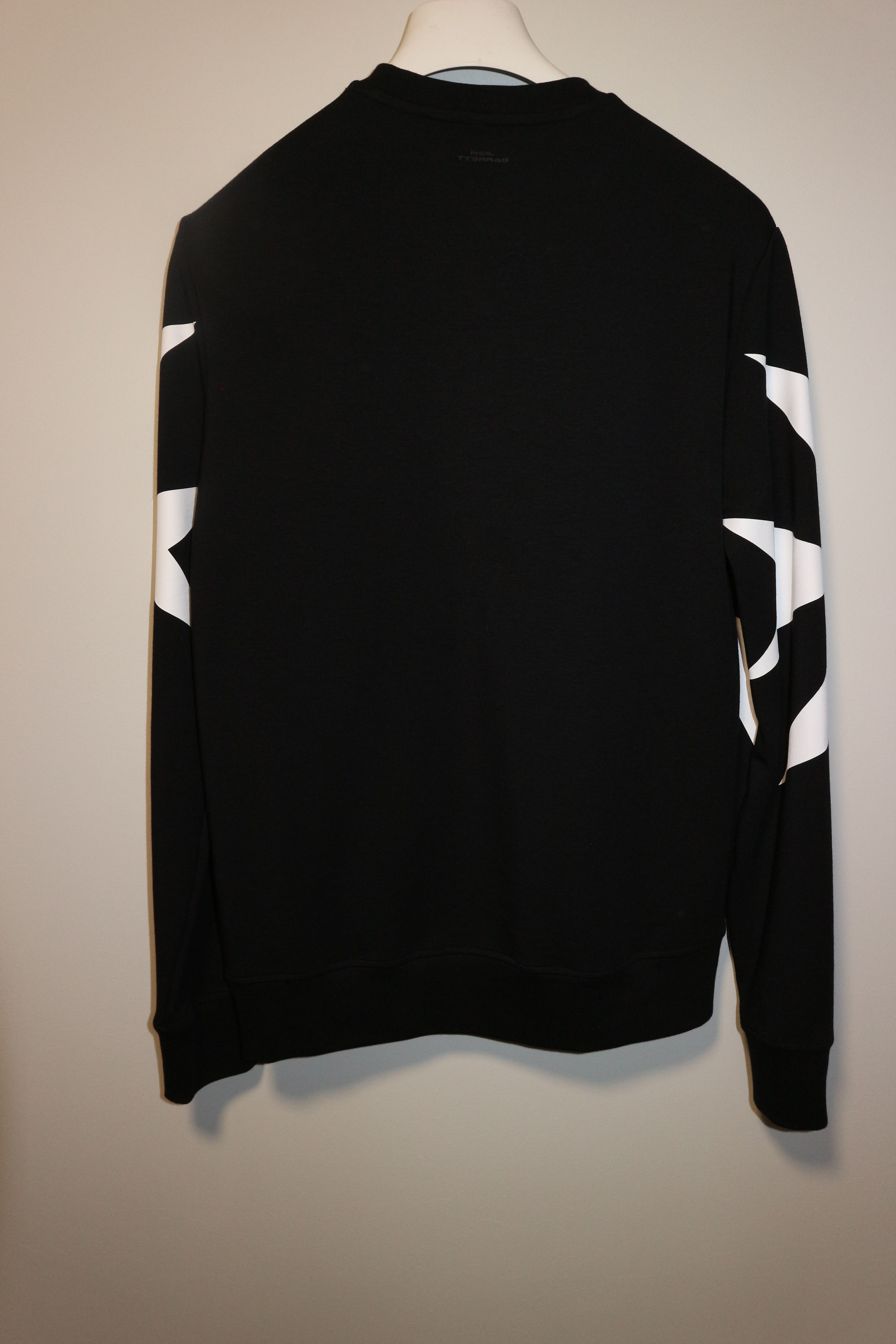 Neil Barrett military star print neoprene sweatshirt Size US XS / EU 42 / 0 - 6 Thumbnail