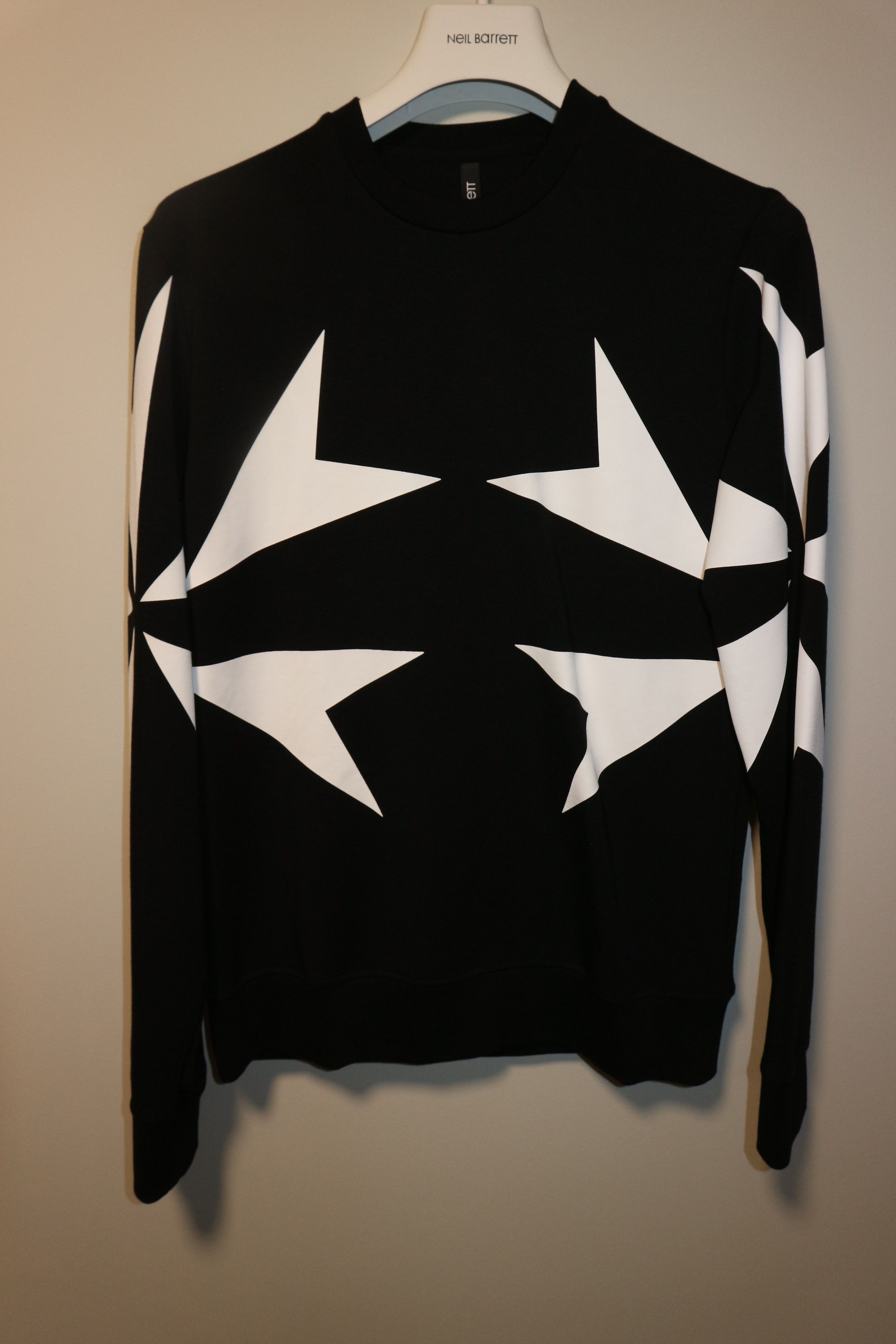 Neil Barrett military star print neoprene sweatshirt Size US XS / EU 42 / 0 - 1 Thumbnail