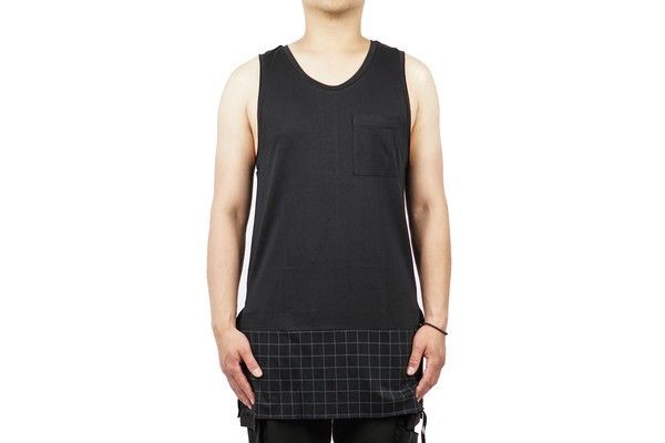 17S-ES-TK01 Grid Panel Tank Top