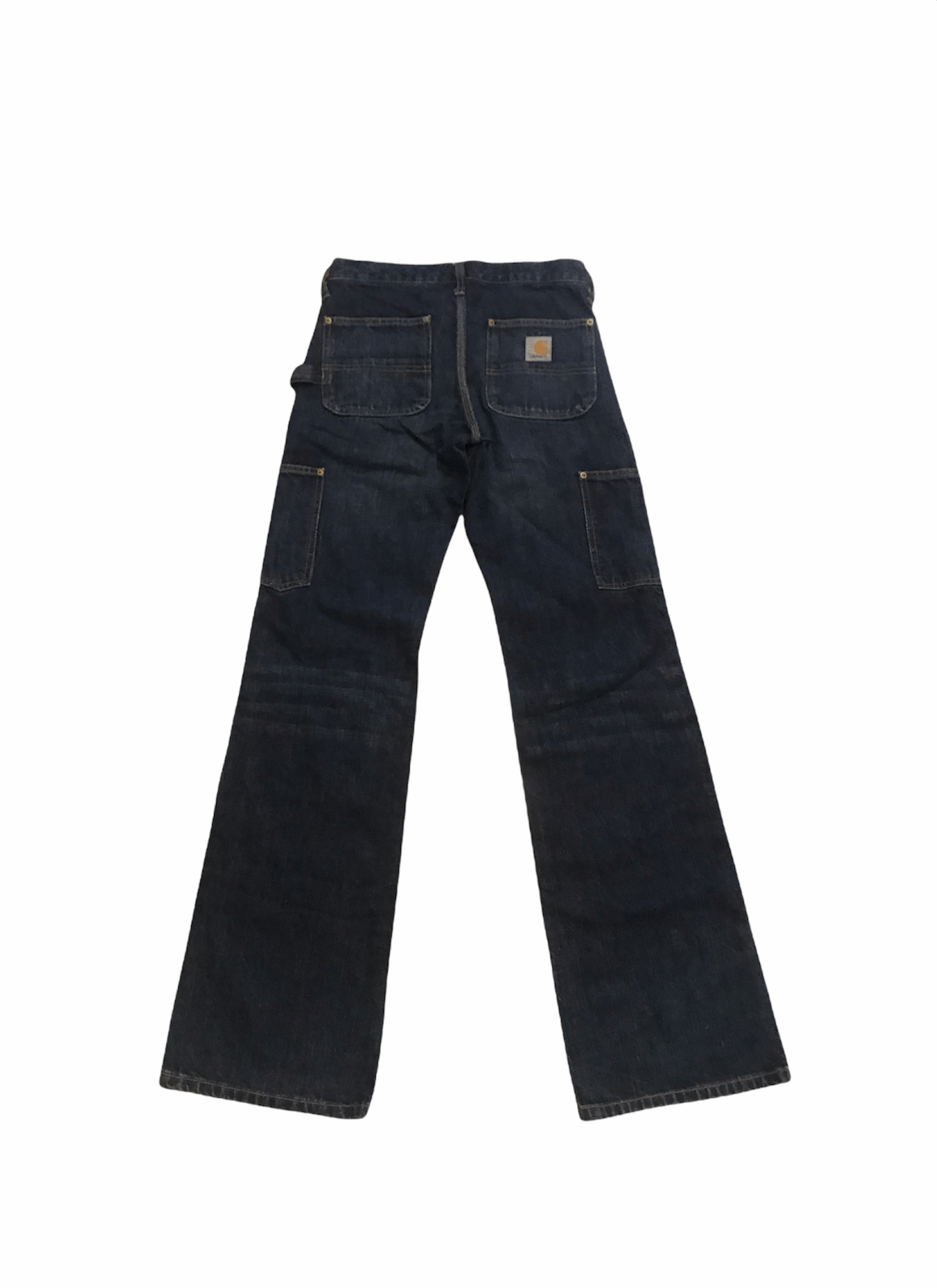 Carhartt 1990s Double Knee raw denim pants Size 25" / US 0 / IT 36 - 1 Thumbnail