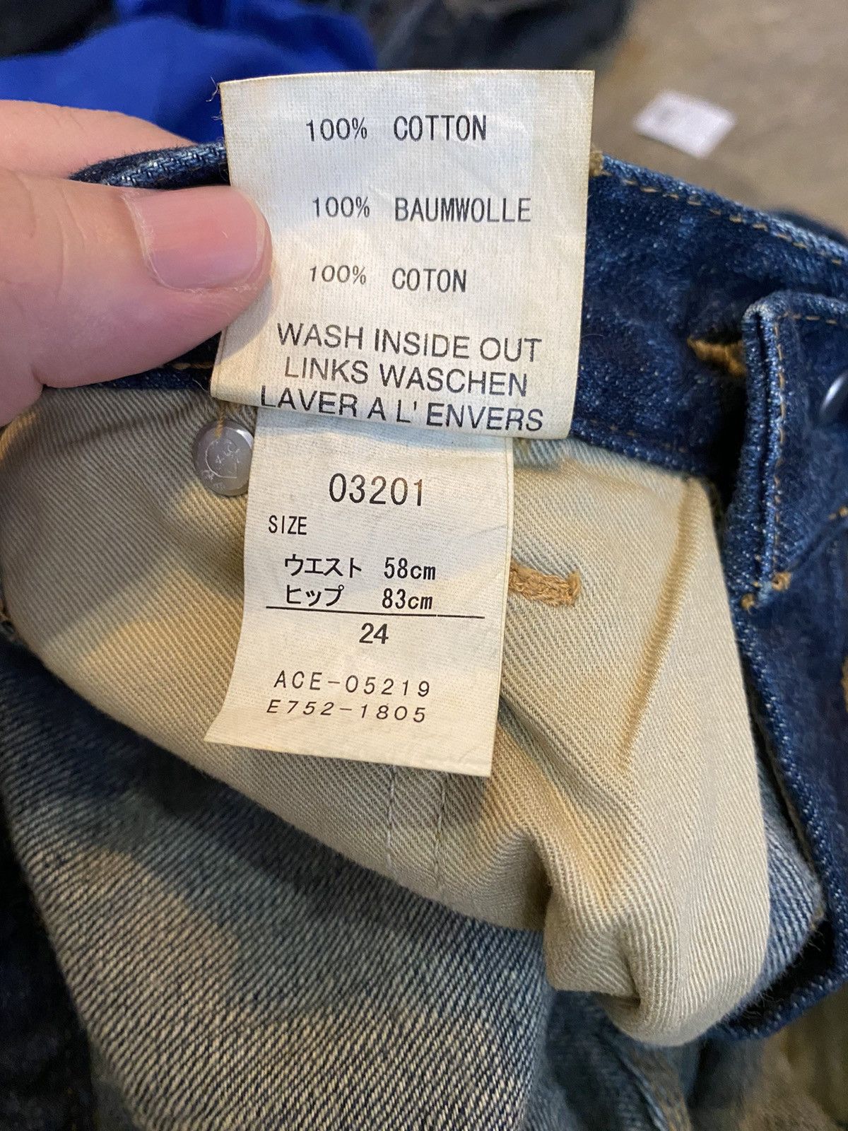 Carhartt 1990s Double Knee raw denim pants Size 25" / US 0 / IT 36 - 9 Thumbnail