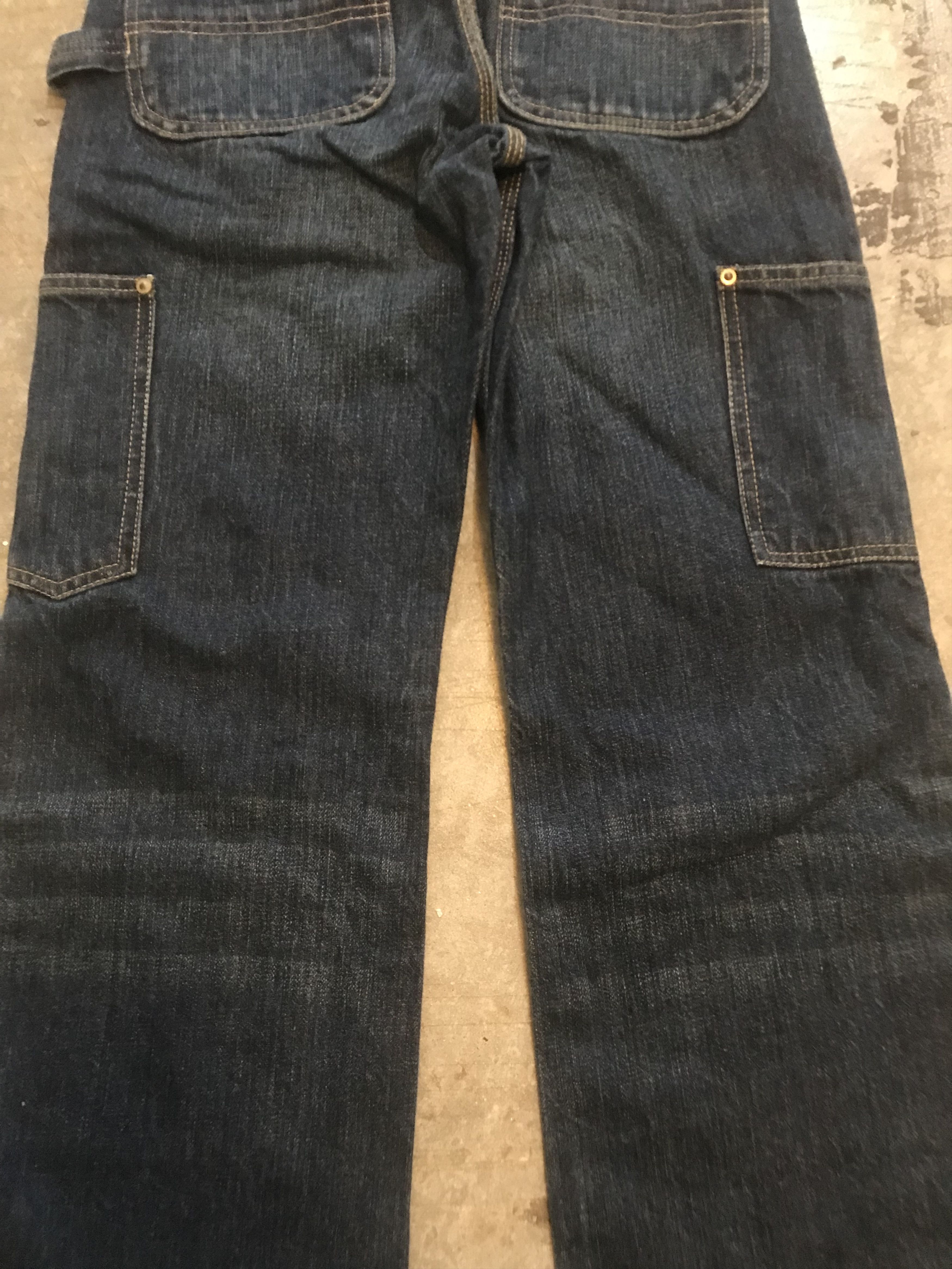 Carhartt 1990s Double Knee raw denim pants Size 25" / US 0 / IT 36 - 7 Thumbnail