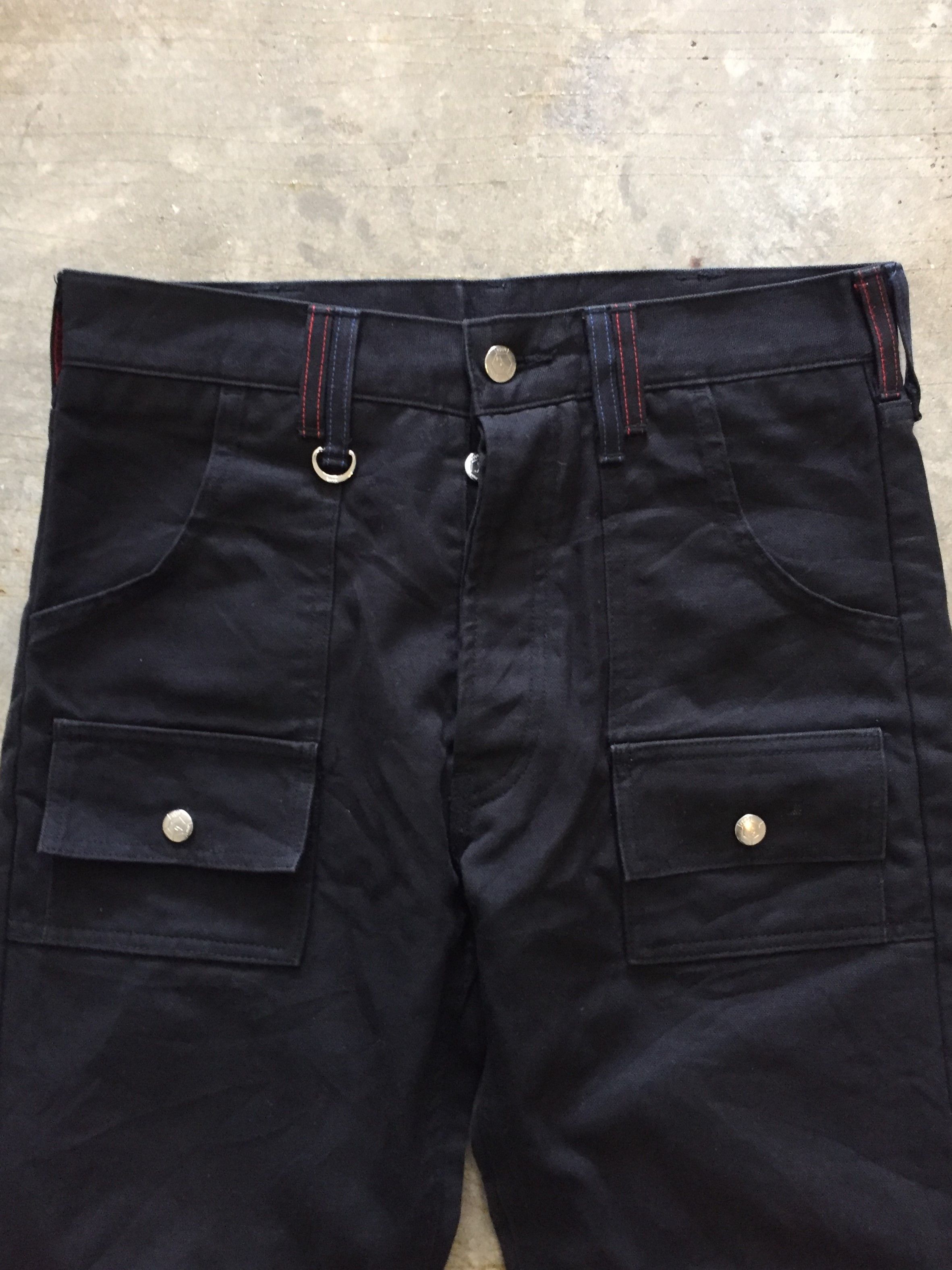 Sophnet. × uniform experiment 2002 Sophnet. Bush pants red contra stitch Size US 30 / EU 46 - 3 Thumbnail