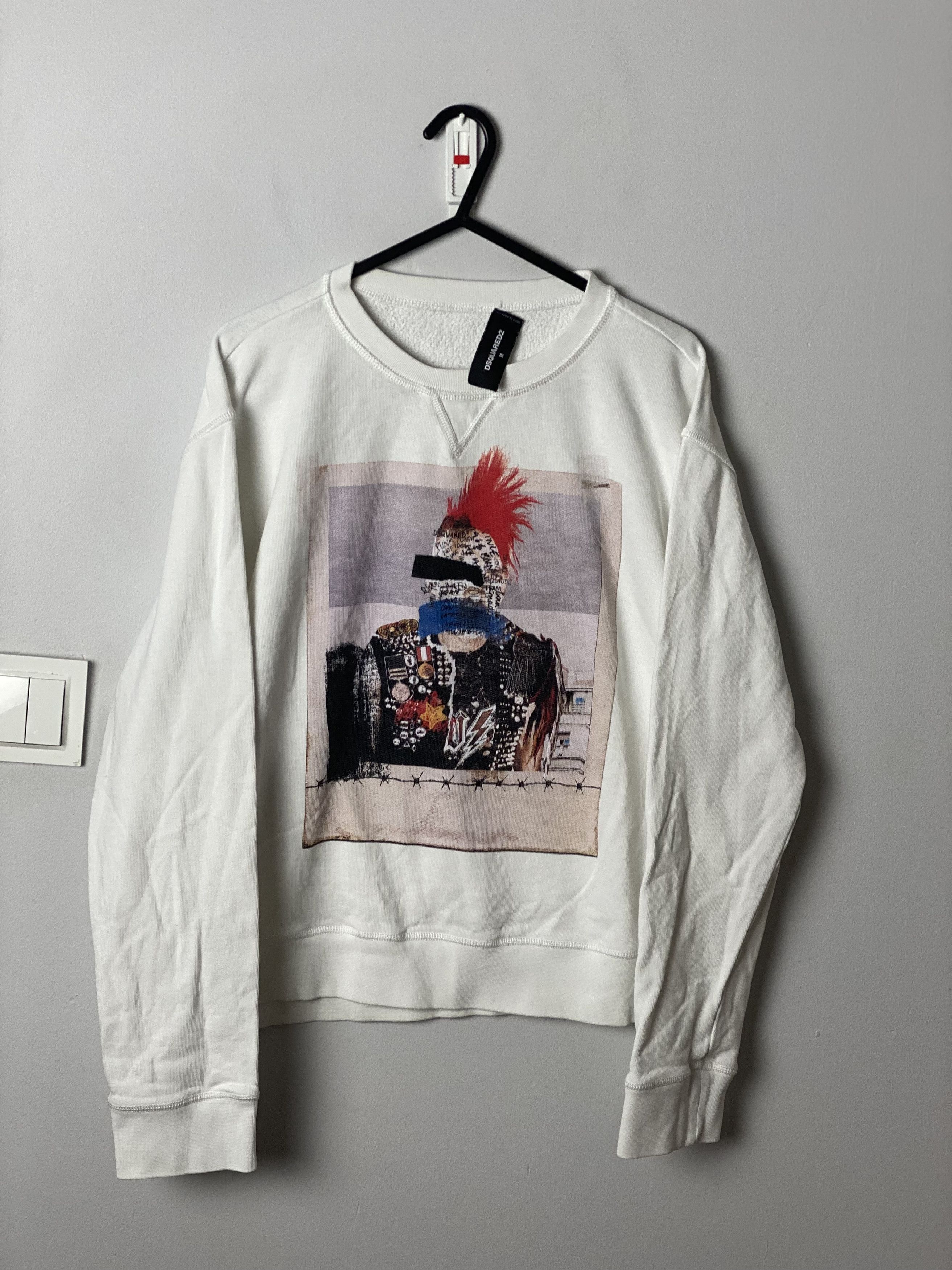 Dsquared2 Dsquared2 DSQ Punk sweatshirt crewneck printed Size US M / EU 48-50 / 2 - 1 Thumbnail