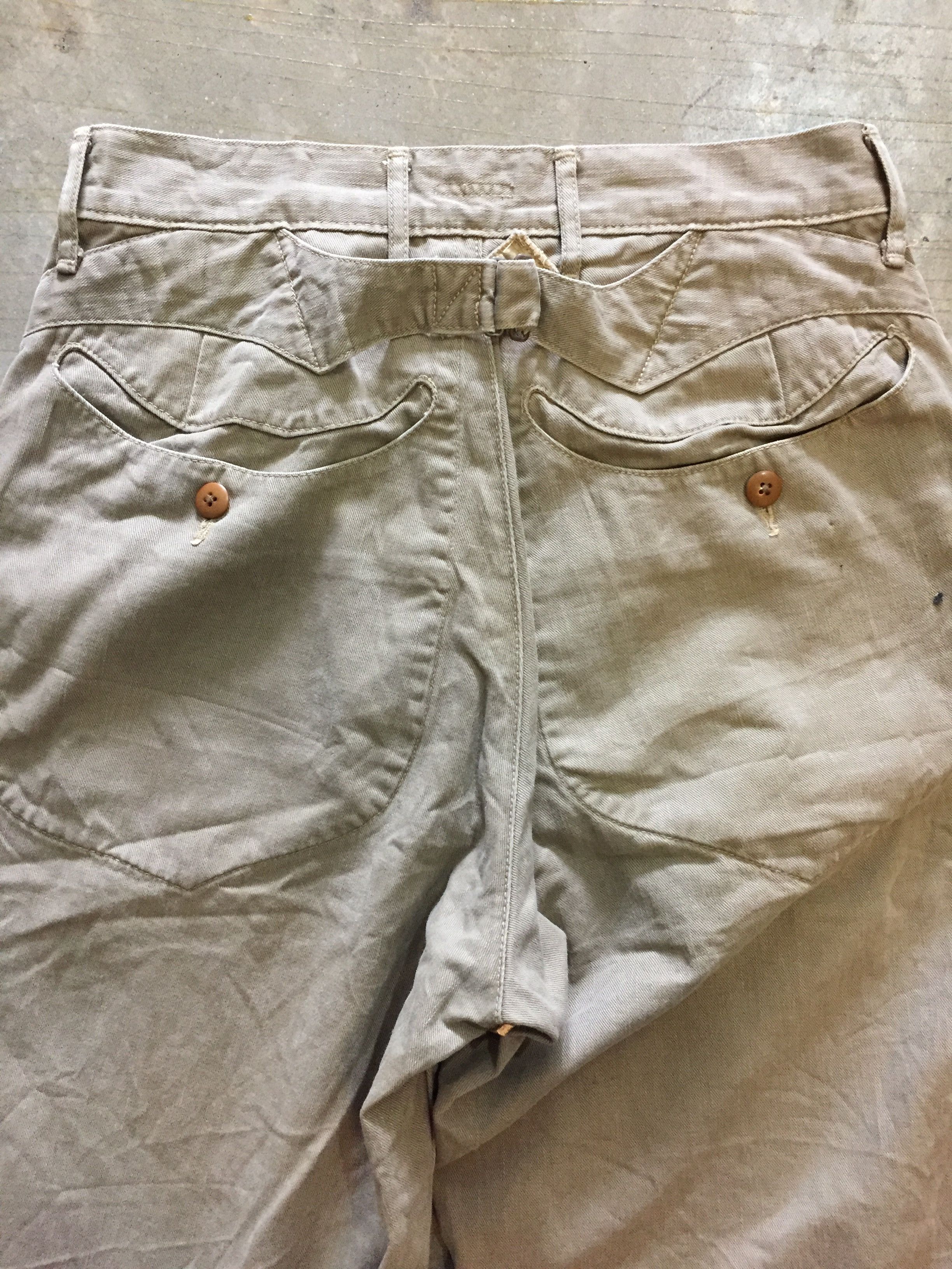 Kapital × Kapital Kountry Kapital Smile pocket leather trim pants Size US 27 - 6 Thumbnail