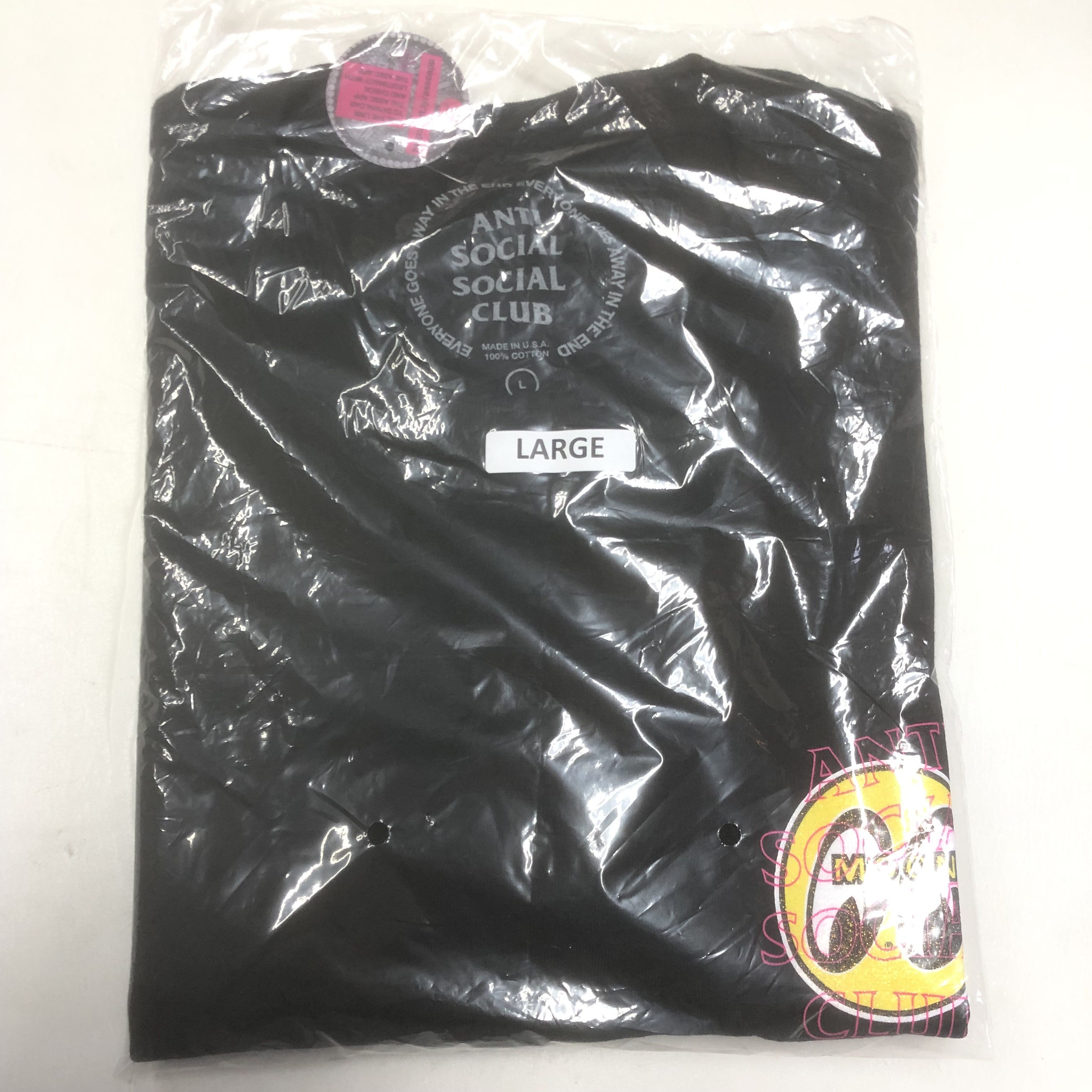 DS ASSC x Mooneyes Glitter Crossfire Black Tee BAPE Kith 