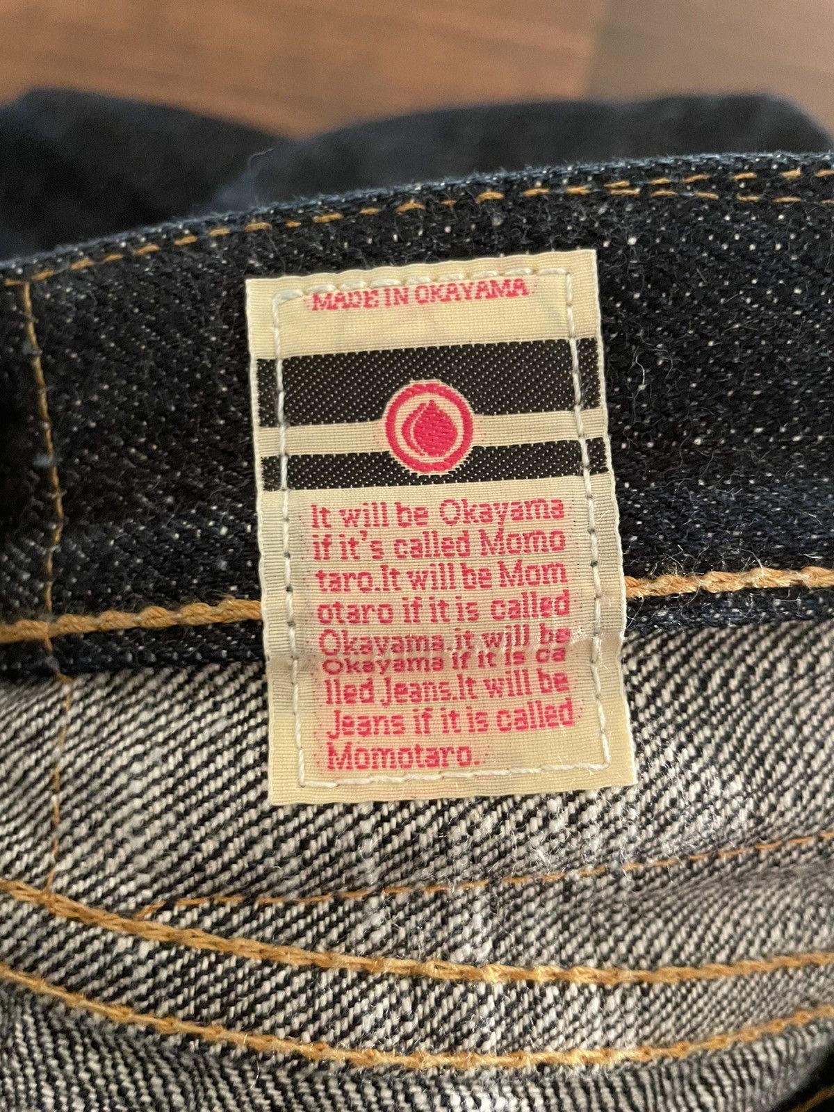Momotaro 0306-821E Texture Denim GTB Embroidery 16oz | Grailed