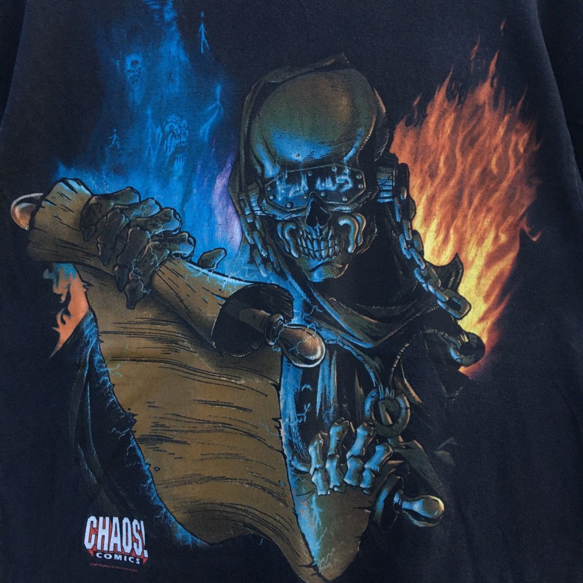 Band Tees × Megadeth × Vintage RARE‼️Vintage MEGADETH CHAOS COMICS BAND T-shirt Size US L / EU 52-54 / 3 - 5 Thumbnail