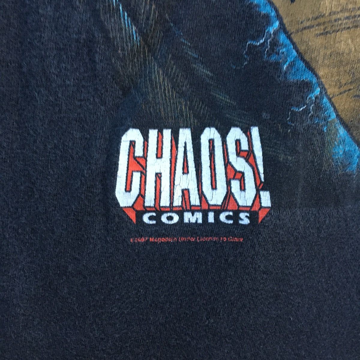 Band Tees × Megadeth × Vintage RARE‼️Vintage MEGADETH CHAOS COMICS BAND T-shirt Size US L / EU 52-54 / 3 - 6 Thumbnail