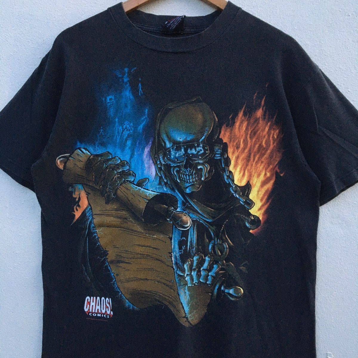 Band Tees × Megadeth × Vintage RARE‼️Vintage MEGADETH CHAOS COMICS BAND T-shirt Size US L / EU 52-54 / 3 - 2 Thumbnail