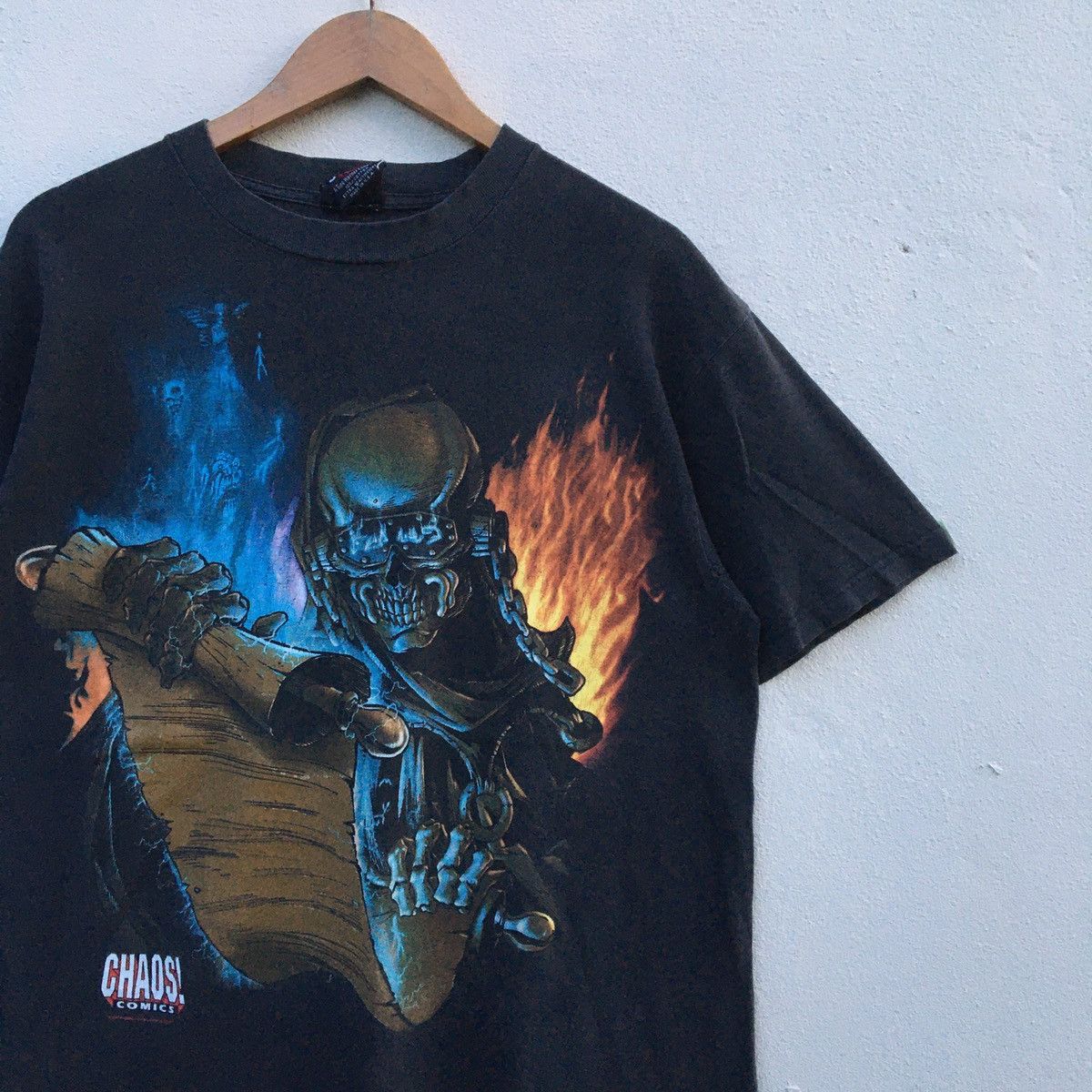 Band Tees × Megadeth × Vintage RARE‼️Vintage MEGADETH CHAOS COMICS BAND T-shirt Size US L / EU 52-54 / 3 - 3 Thumbnail