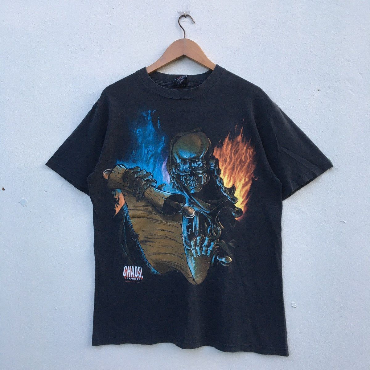 Band Tees × Megadeth × Vintage RARE‼️Vintage MEGADETH CHAOS COMICS BAND T-shirt Size US L / EU 52-54 / 3 - 1 Thumbnail