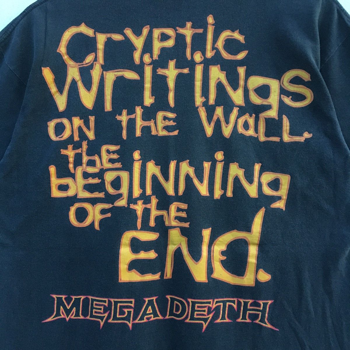 Band Tees × Megadeth × Vintage RARE‼️Vintage MEGADETH CHAOS COMICS BAND T-shirt Size US L / EU 52-54 / 3 - 9 Thumbnail