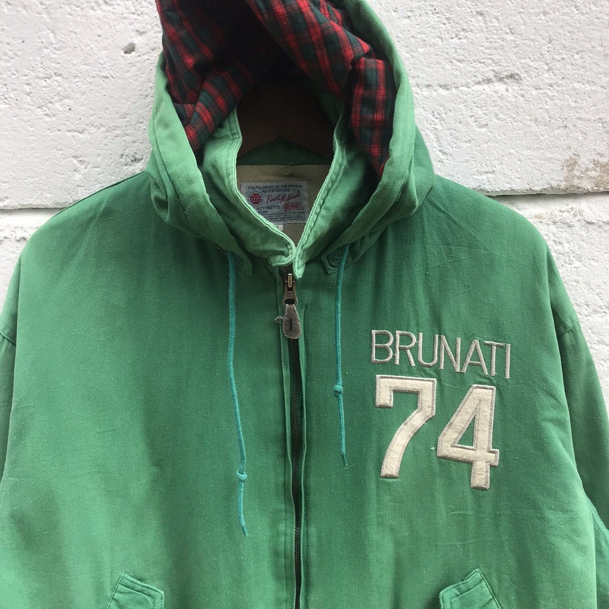 Japanese Brand Brunati Big Logo Embroidery Zipper Jacket Size US M / EU 48-50 / 2 - 4 Thumbnail