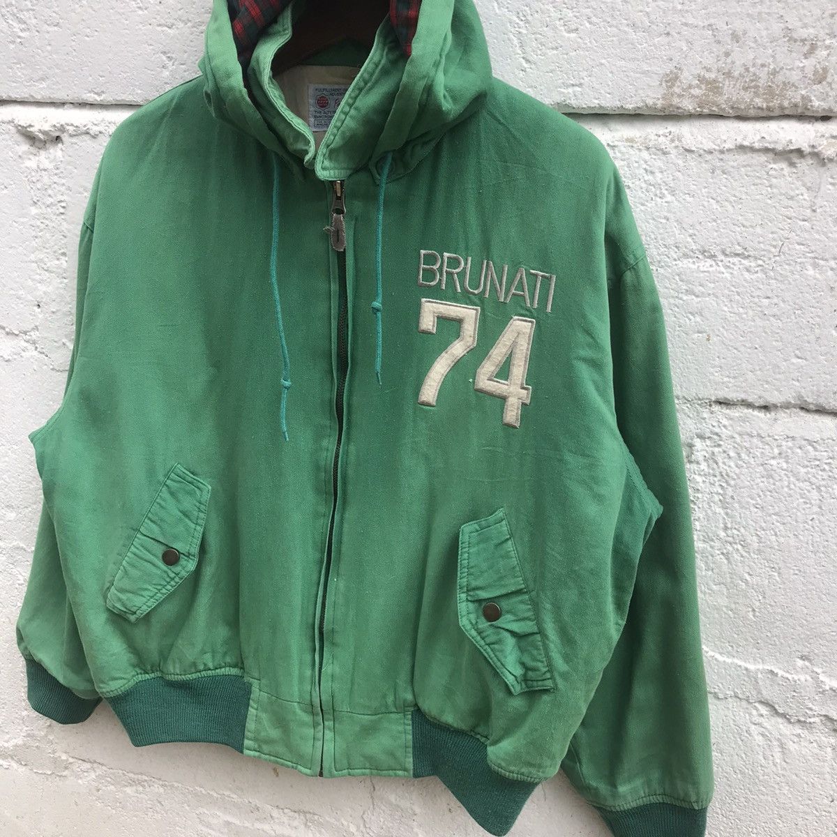 Japanese Brand Brunati Big Logo Embroidery Zipper Jacket Size US M / EU 48-50 / 2 - 3 Thumbnail