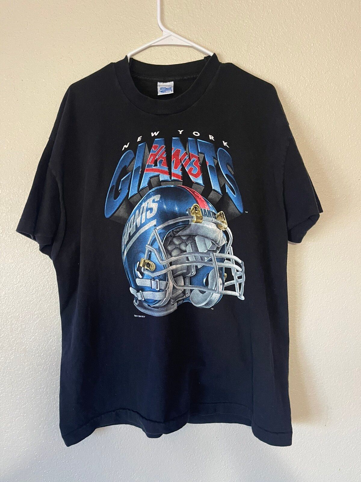 Vintage New York Giants Salem Sportswear Football Tshirt, Size XL