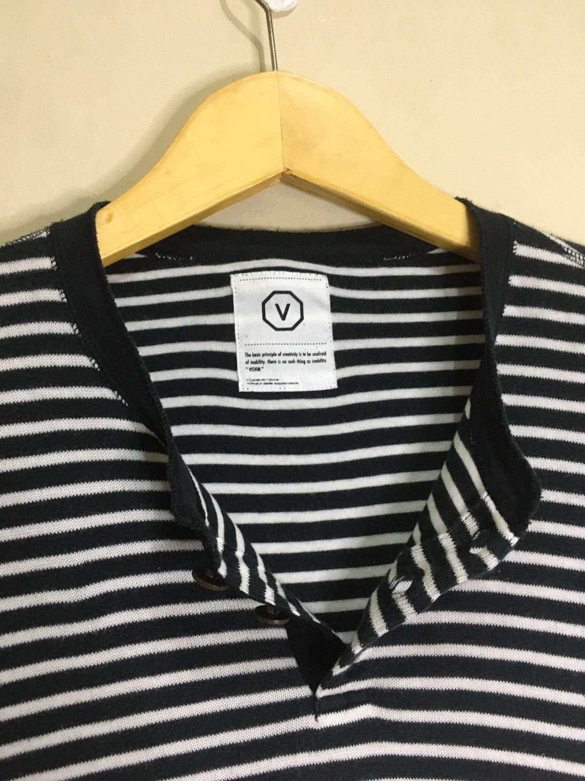 Visvim 🛒ACCEPT OFFER🛒Vintage Visvim Henly Neck Stripe Size US L / EU 52-54 / 3 - 7 Thumbnail
