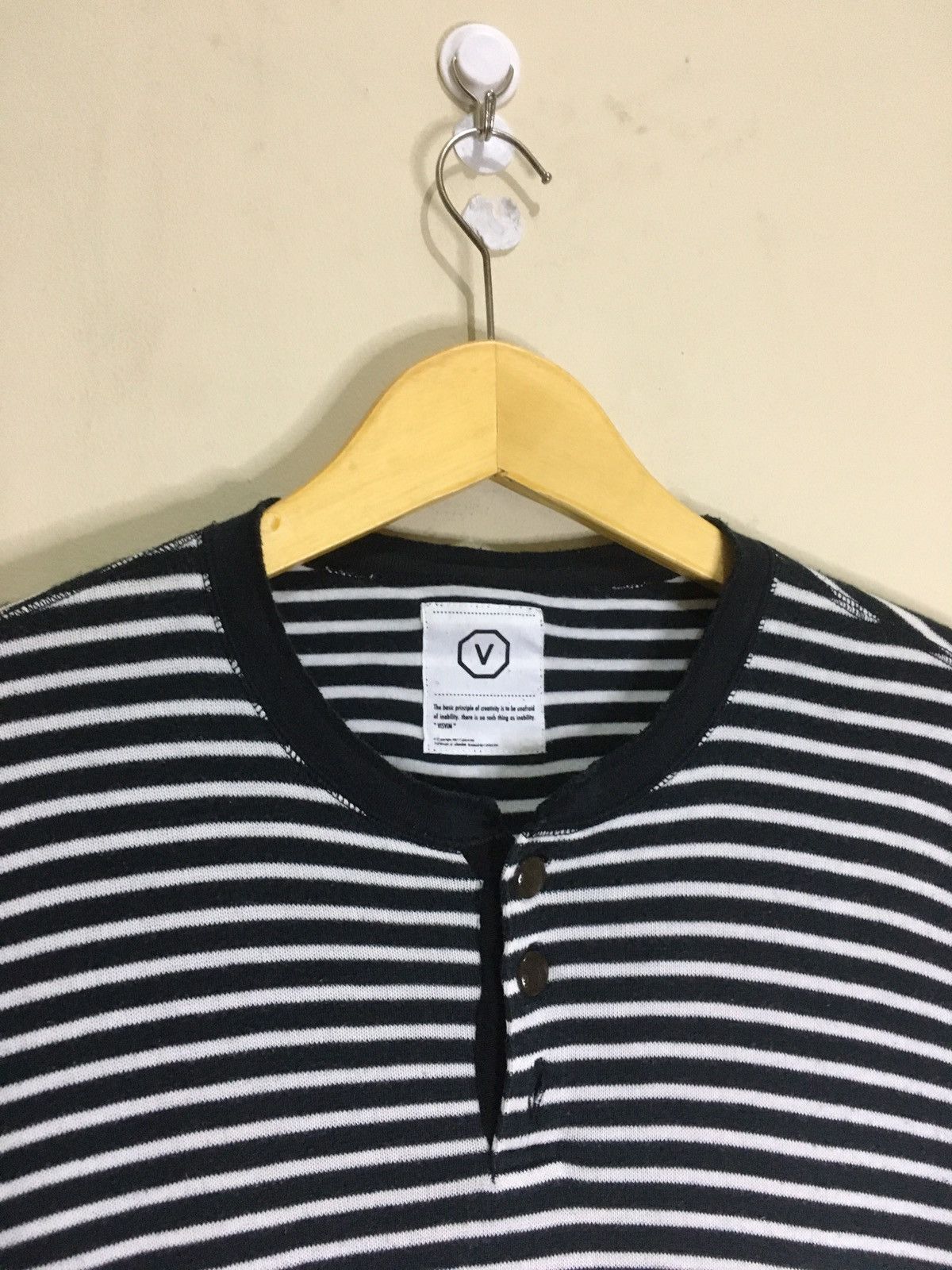Visvim 🛒ACCEPT OFFER🛒Vintage Visvim Henly Neck Stripe Size US L / EU 52-54 / 3 - 6 Thumbnail