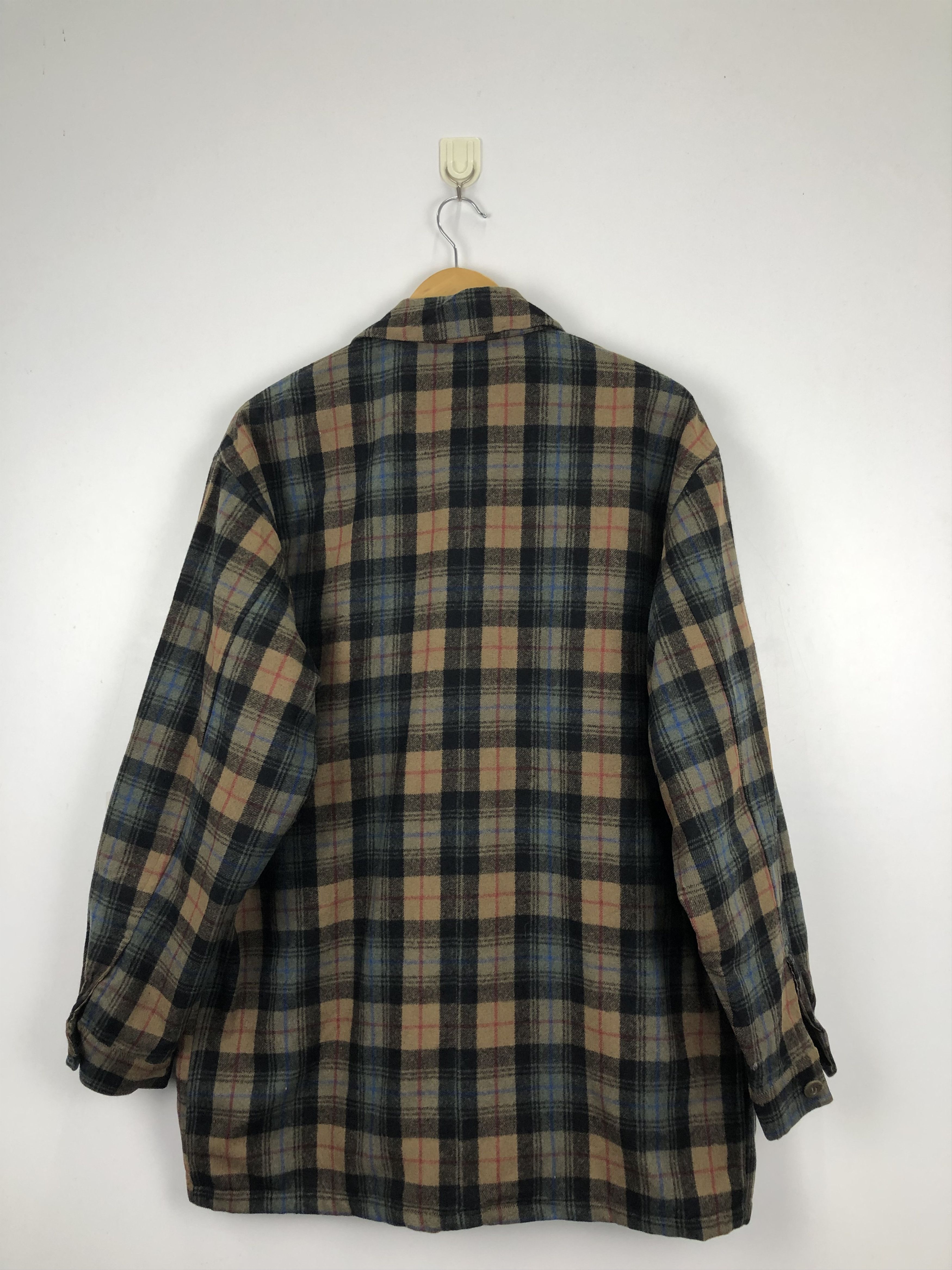 Vintage Vintage Atelier Defor Shadow Plaid Jacket Size US L / EU 52-54 / 3 - 7 Thumbnail
