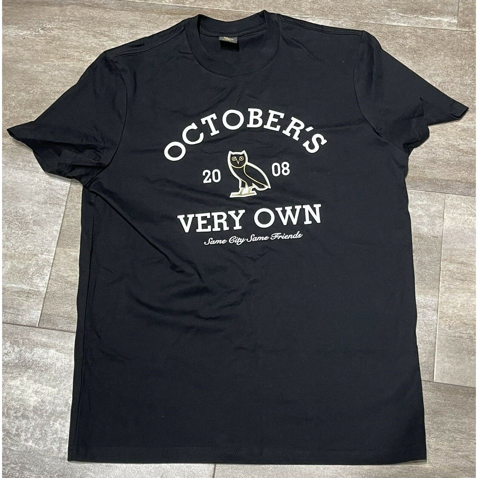Vintage Octobers Very Own OVO Black T Shirt Size US L / EU 52-54 / 3 - 1 Thumbnail