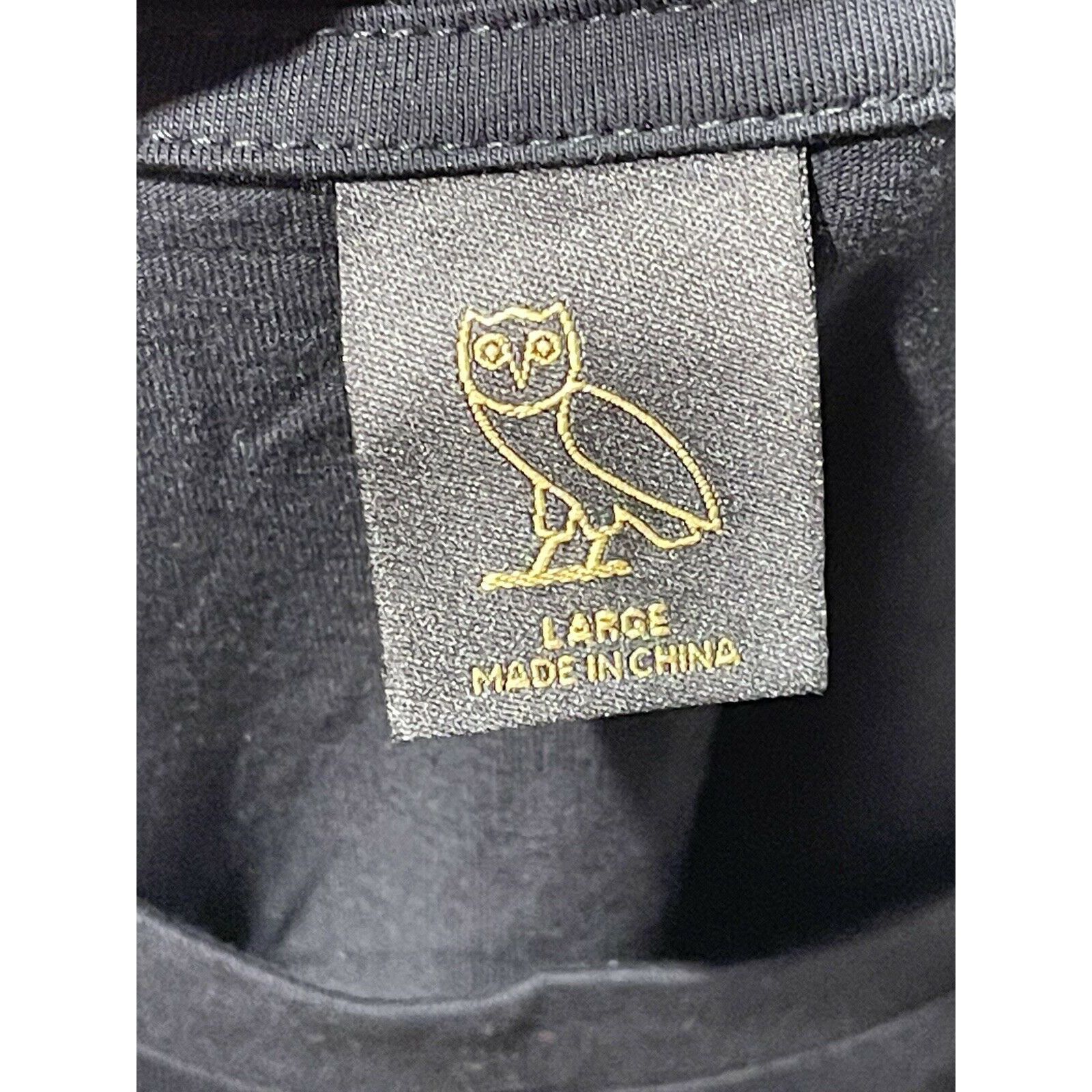 Vintage Octobers Very Own OVO Black T Shirt Size US L / EU 52-54 / 3 - 3 Thumbnail