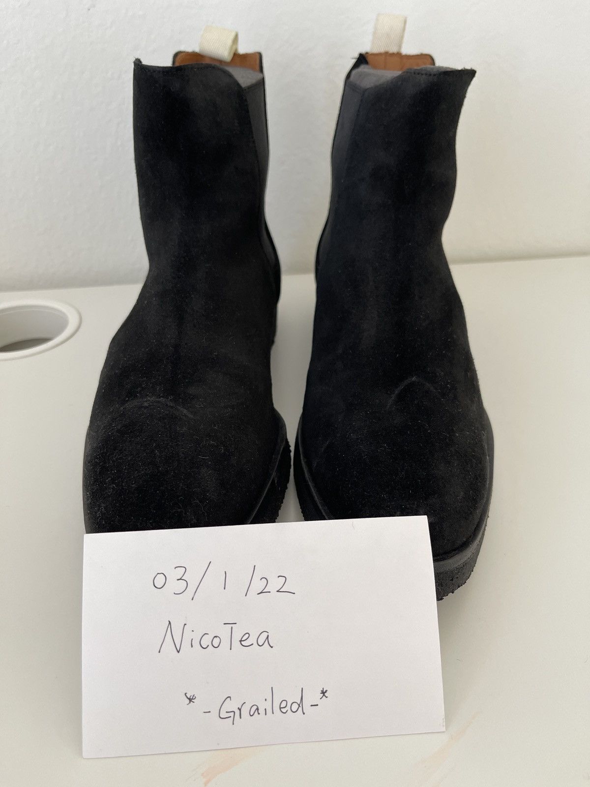 Oliver Cabell Cappuccino Suede Leather Chealsea Oliver Cabell Unveils Premium Chelsea Boots Made in Spain  main image 3
