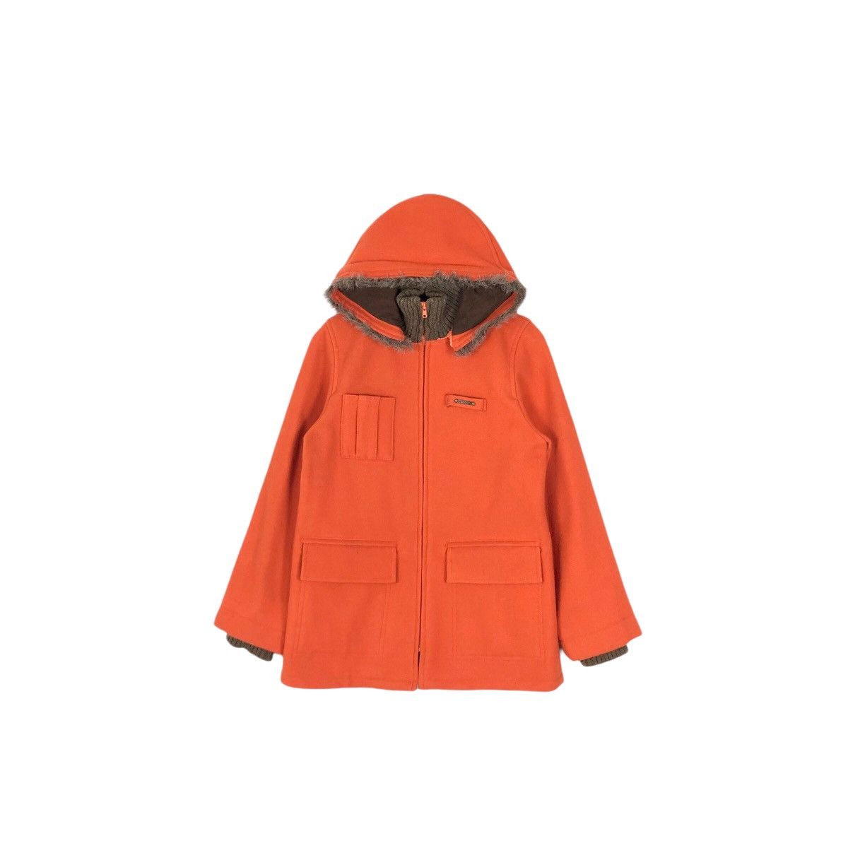 Japanese Brand Cantwo Duffle Coat Wool Hoodie Size US S / EU 44-46 / 1 - 2 Thumbnail