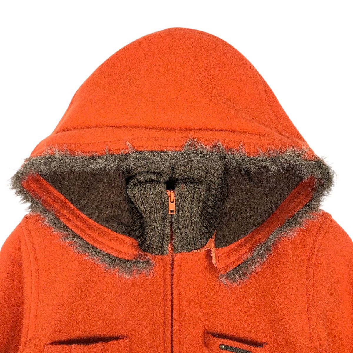 Japanese Brand Cantwo Duffle Coat Wool Hoodie Size US S / EU 44-46 / 1 - 6 Thumbnail
