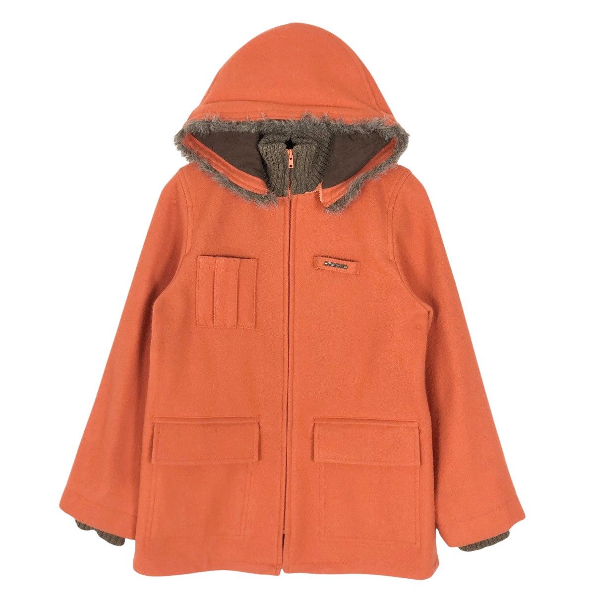 Japanese Brand Cantwo Duffle Coat Wool Hoodie Size US S / EU 44-46 / 1 - 1 Thumbnail