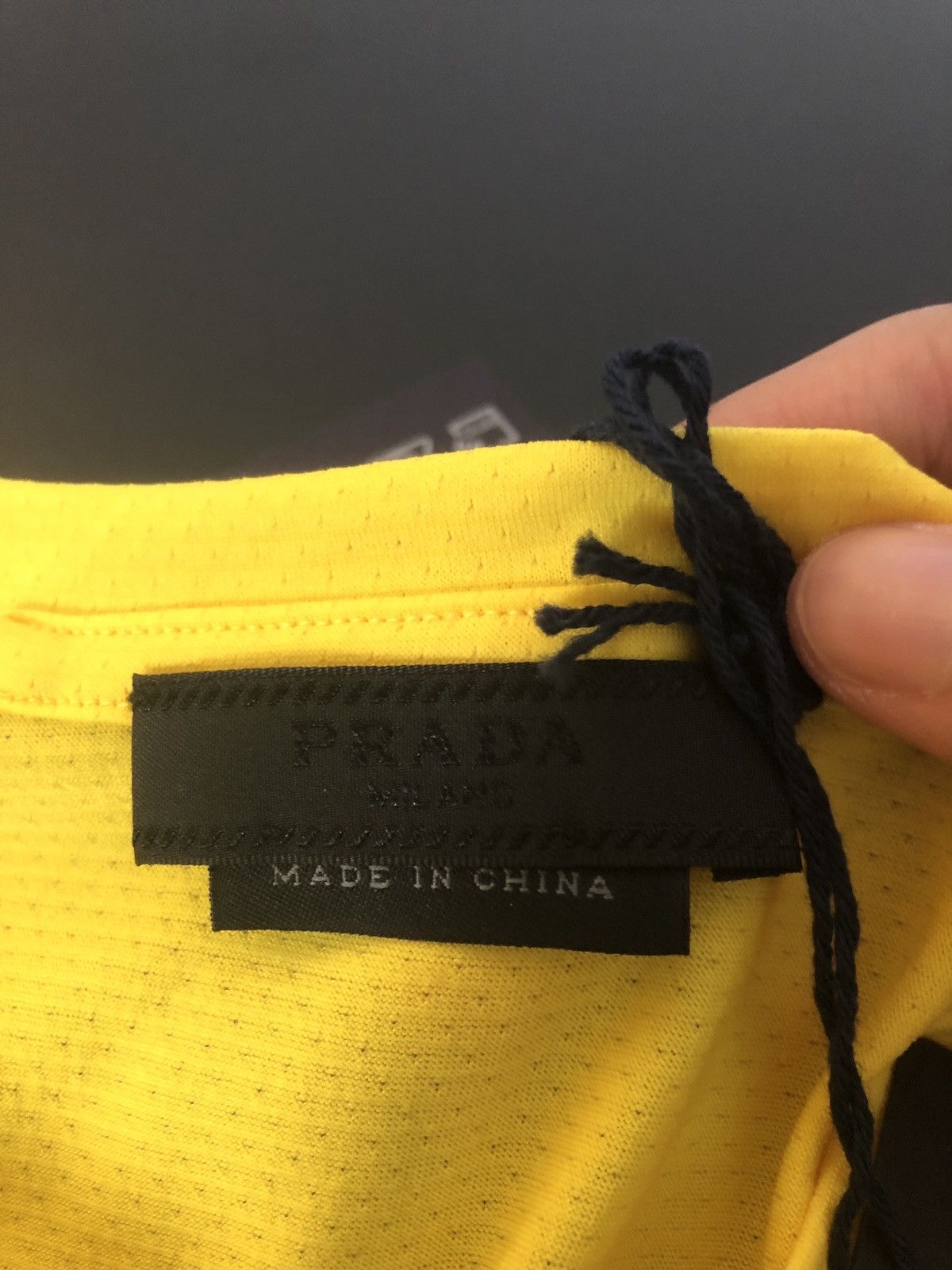 Prada Prada Yellow Dry Fit Shirt Size US M / EU 48-50 / 2 - 3 Thumbnail