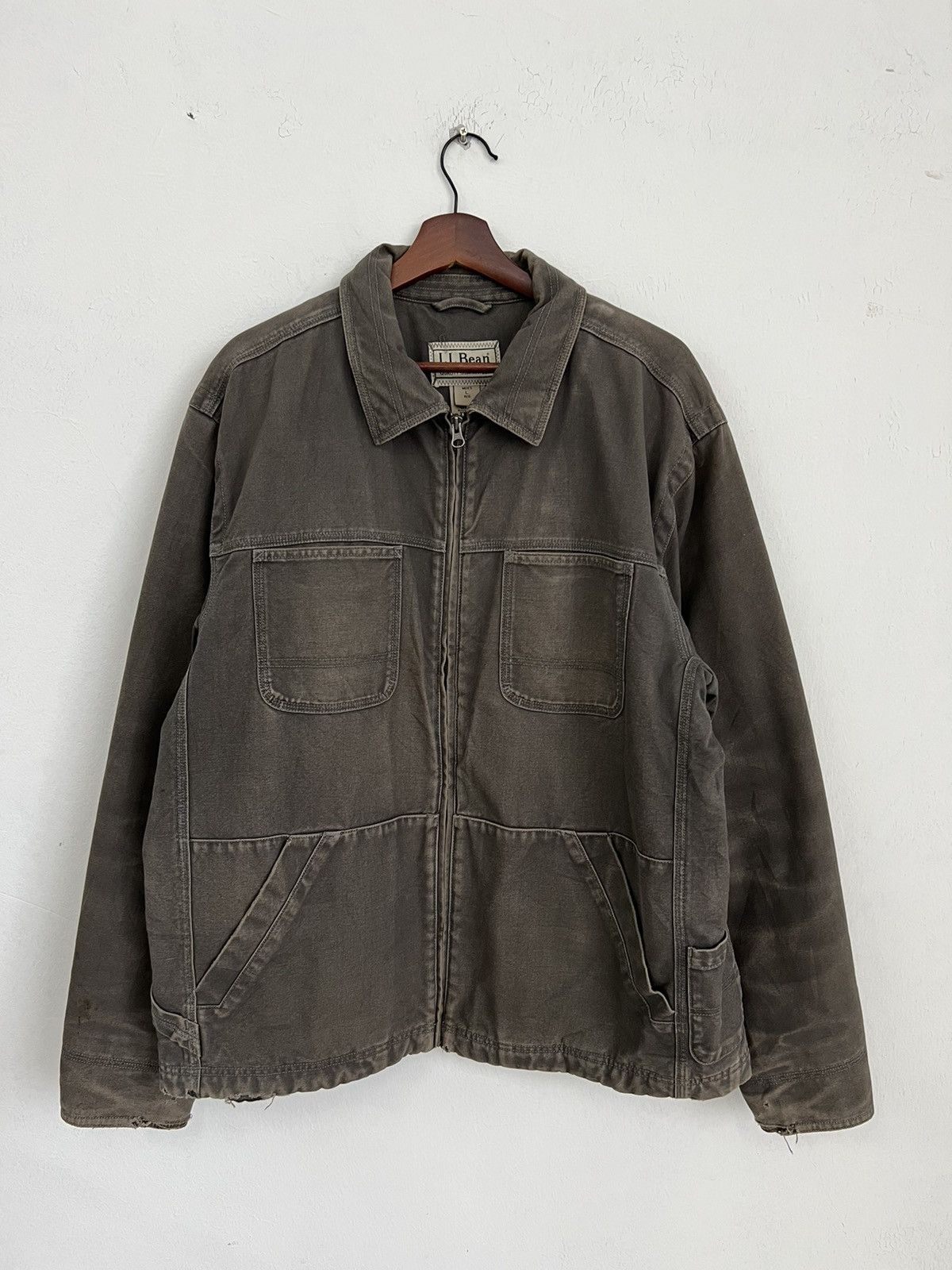 L.L. Bean L.L Bean Rare Distressed Jacket Size US L / EU 52-54 / 3 - 1 Thumbnail