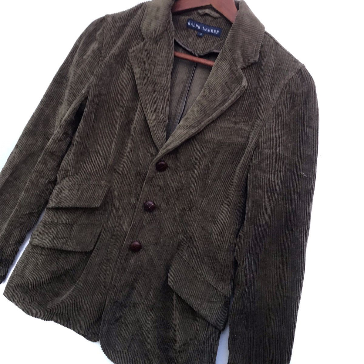 Ralph Lauren Vintage Ralph Lauren Corduroy Blazer Coat Size US M / EU 48-50 / 2 - 3 Thumbnail