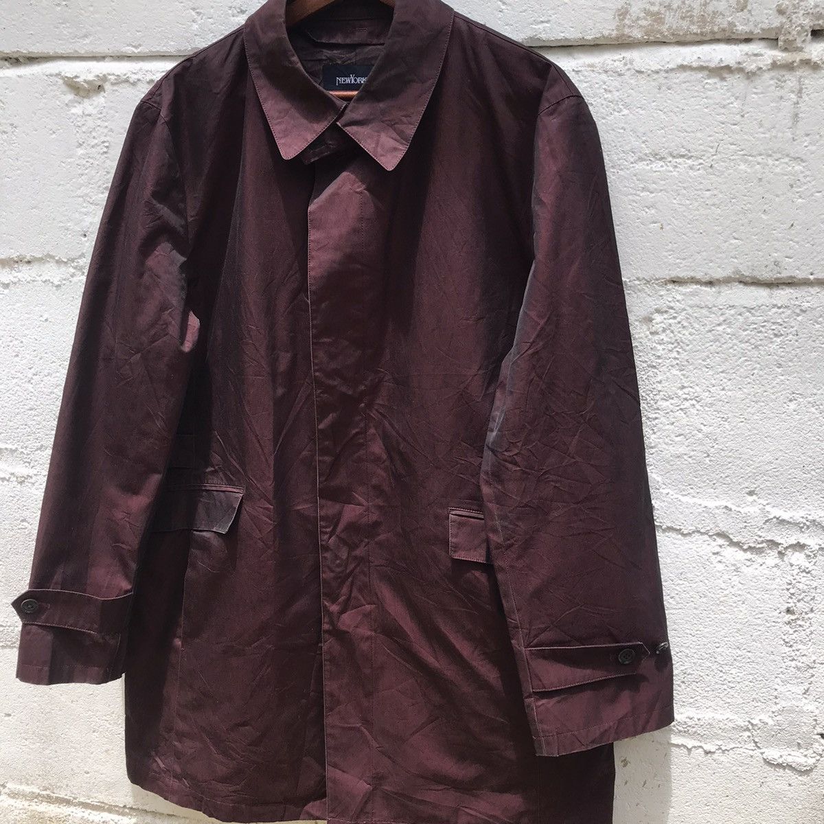 Japanese Brand Vintage New Yorker Coat Size US L / EU 52-54 / 3 - 3 Thumbnail