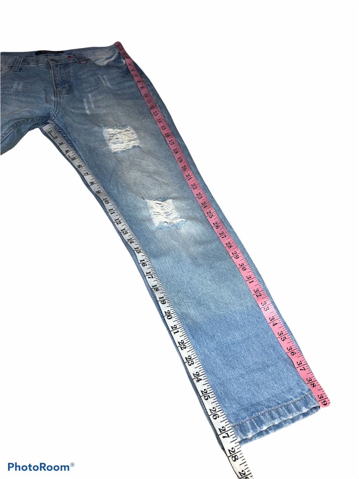 Japanese Brand Japanese Brand Emsexcite Distressed Denim Size US 30 / EU 46 - 6 Thumbnail